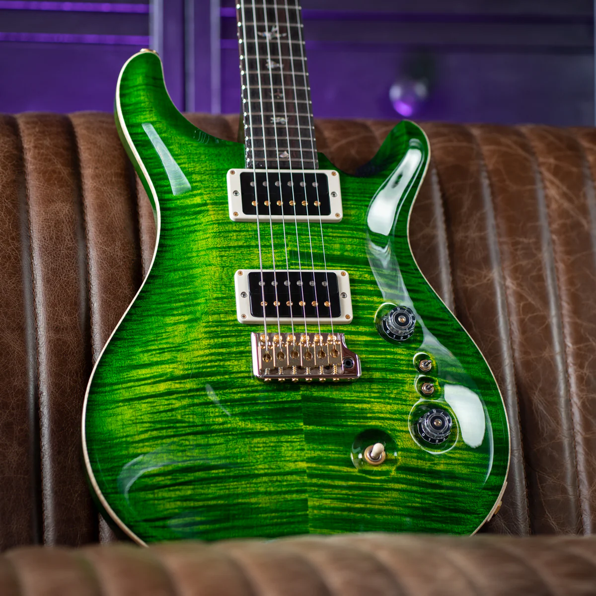 PRS 35th Anniversary Custom 24 Eriza Verde w/ Toned Back 10 Top