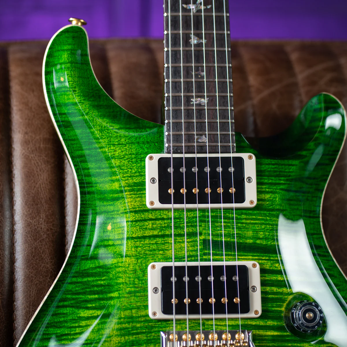 PRS 35th Anniversary Custom 24 Eriza Verde w/ Toned Back 10 Top - Image 3