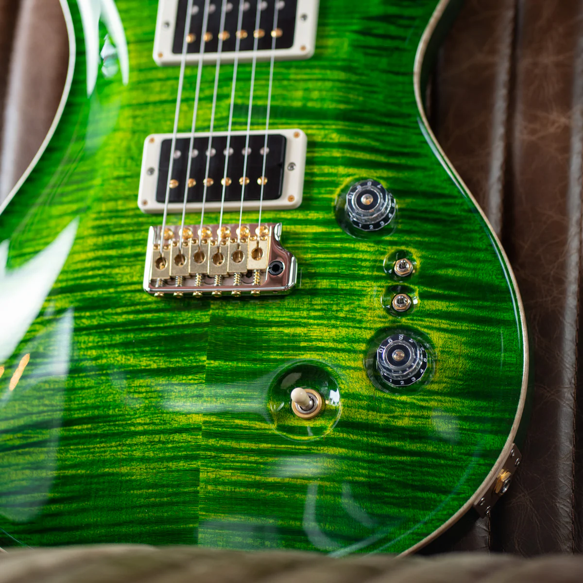 PRS 35th Anniversary Custom 24 Eriza Verde w/ Toned Back 10 Top - Image 4