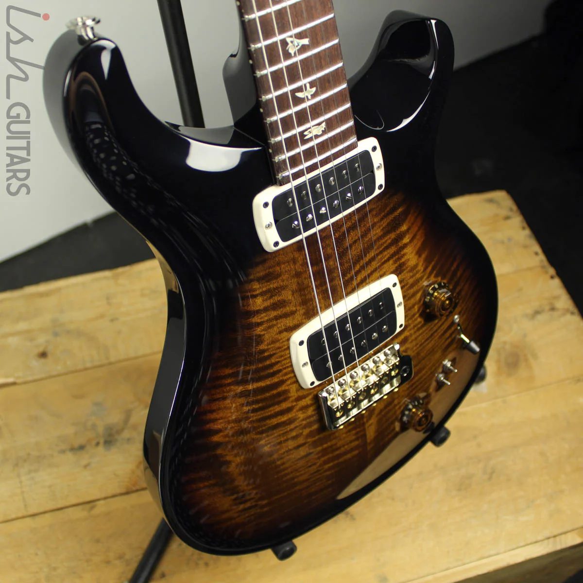 2019 PRS 408 Black Gold Burst - Image 8