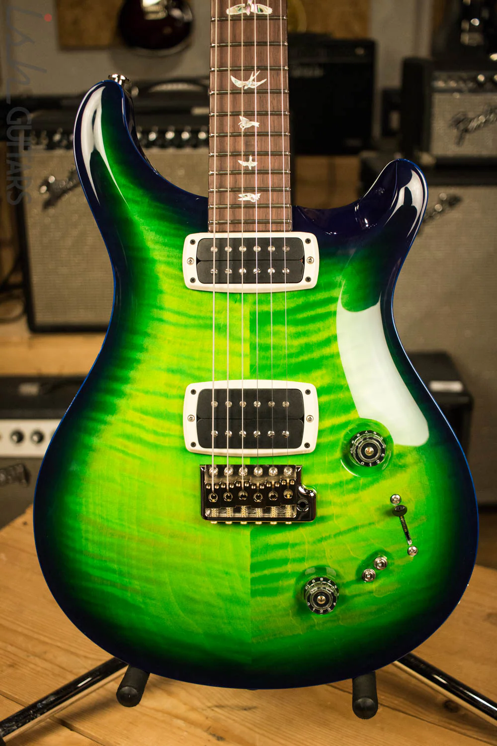 Paul Reed Smith PRS 408 Rare Custom Color Green Blue Burst Electric Guitar
