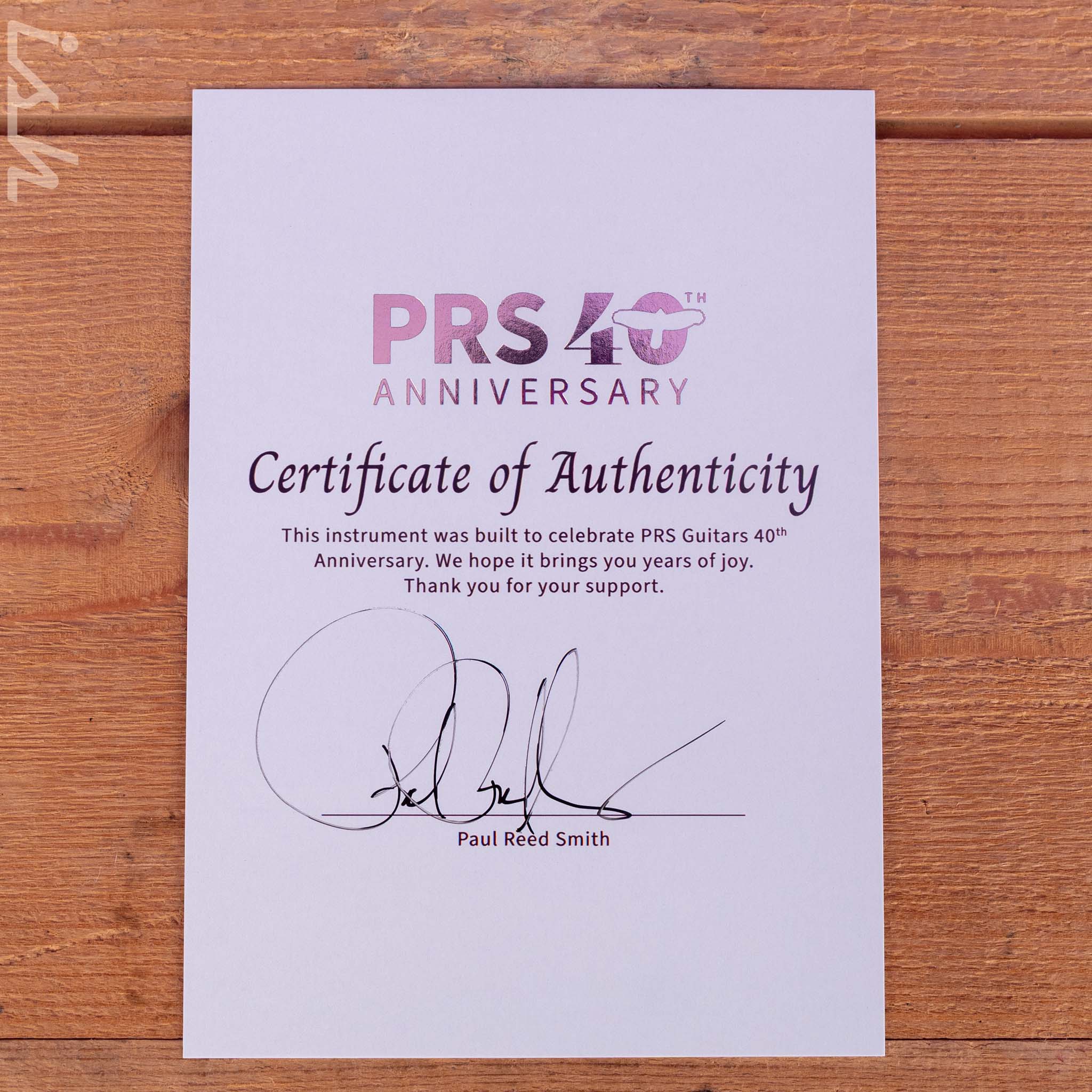 PRS 40th Anniversary Charcoal Phoenix Limited Edition - Image 13
