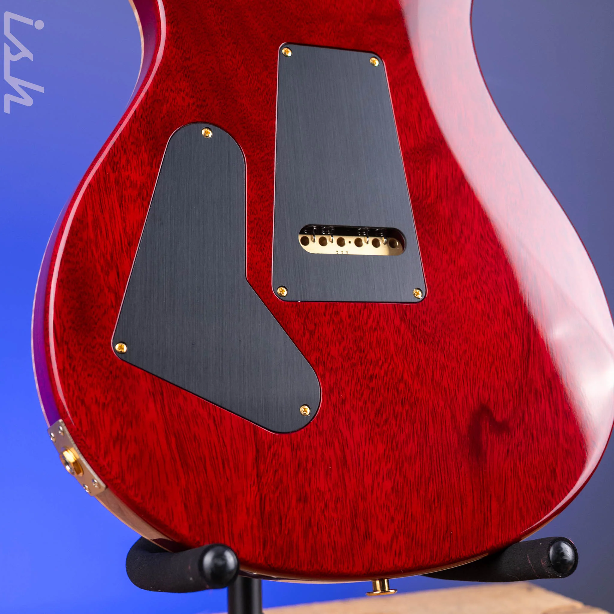 PRS Custom 24-08 Semi-Hollow 40th Anniversary Limited Edition Charcoal Tri-Color Burst - Image 10