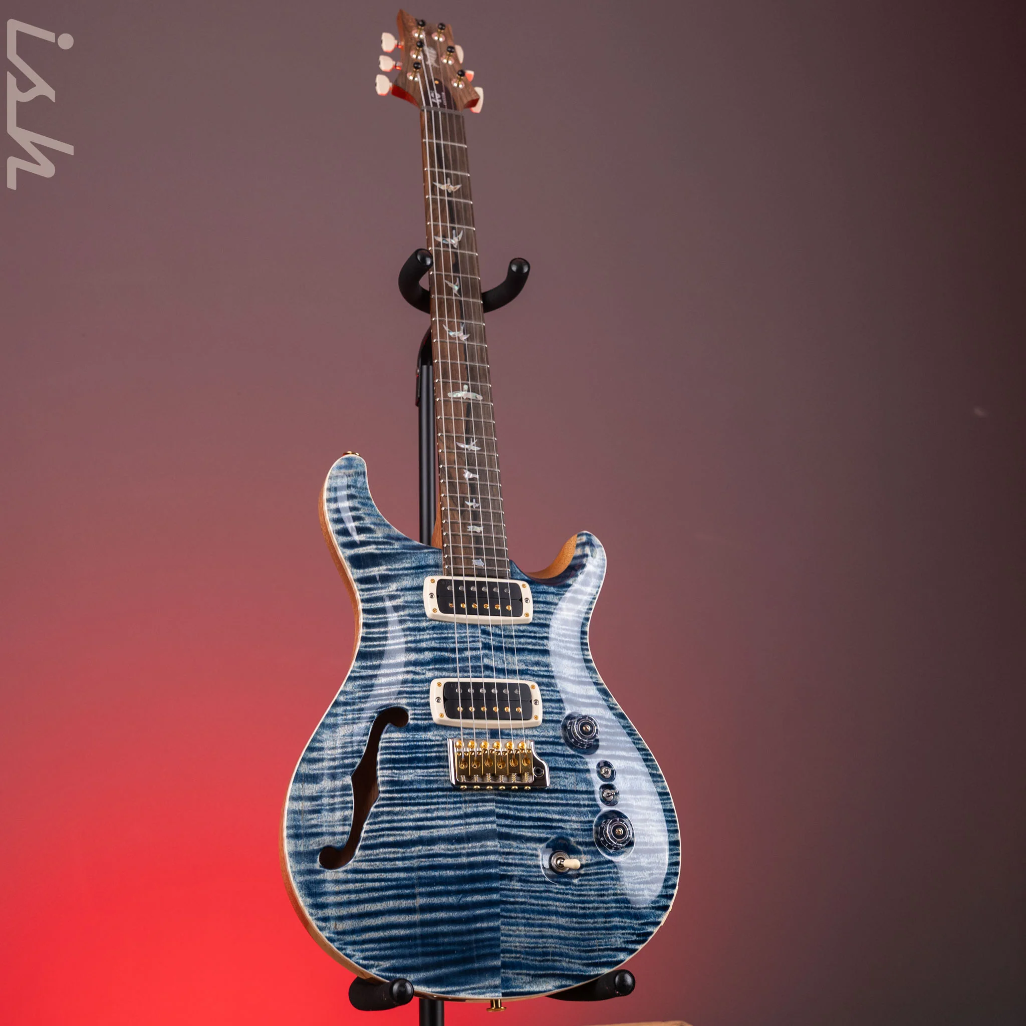 PRS 40th Anniversary Custom 24-08 Semi-Hollow Limited Edition Faded Whale Blue - Image 2