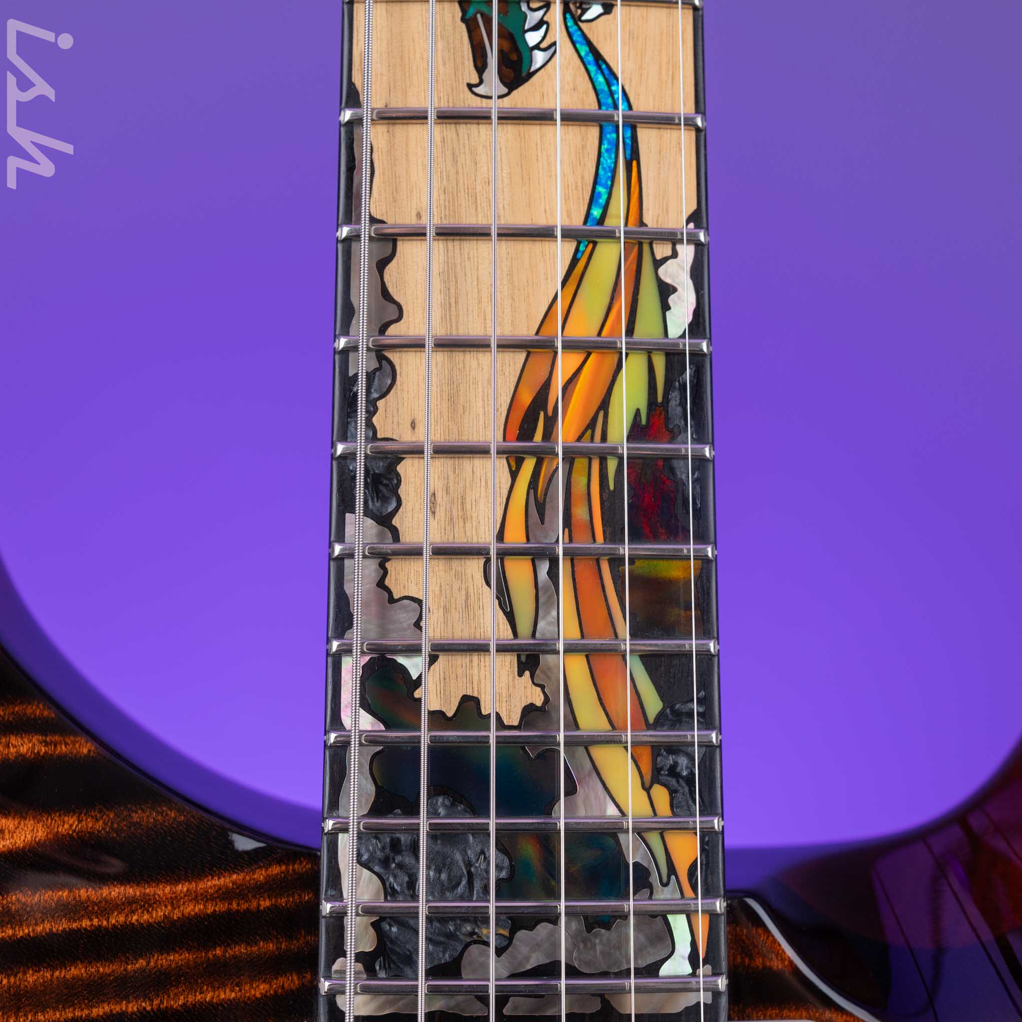 PRS 40th Anniversary Private Stock Dragon Limited Burnt Chestnut - Image 6
