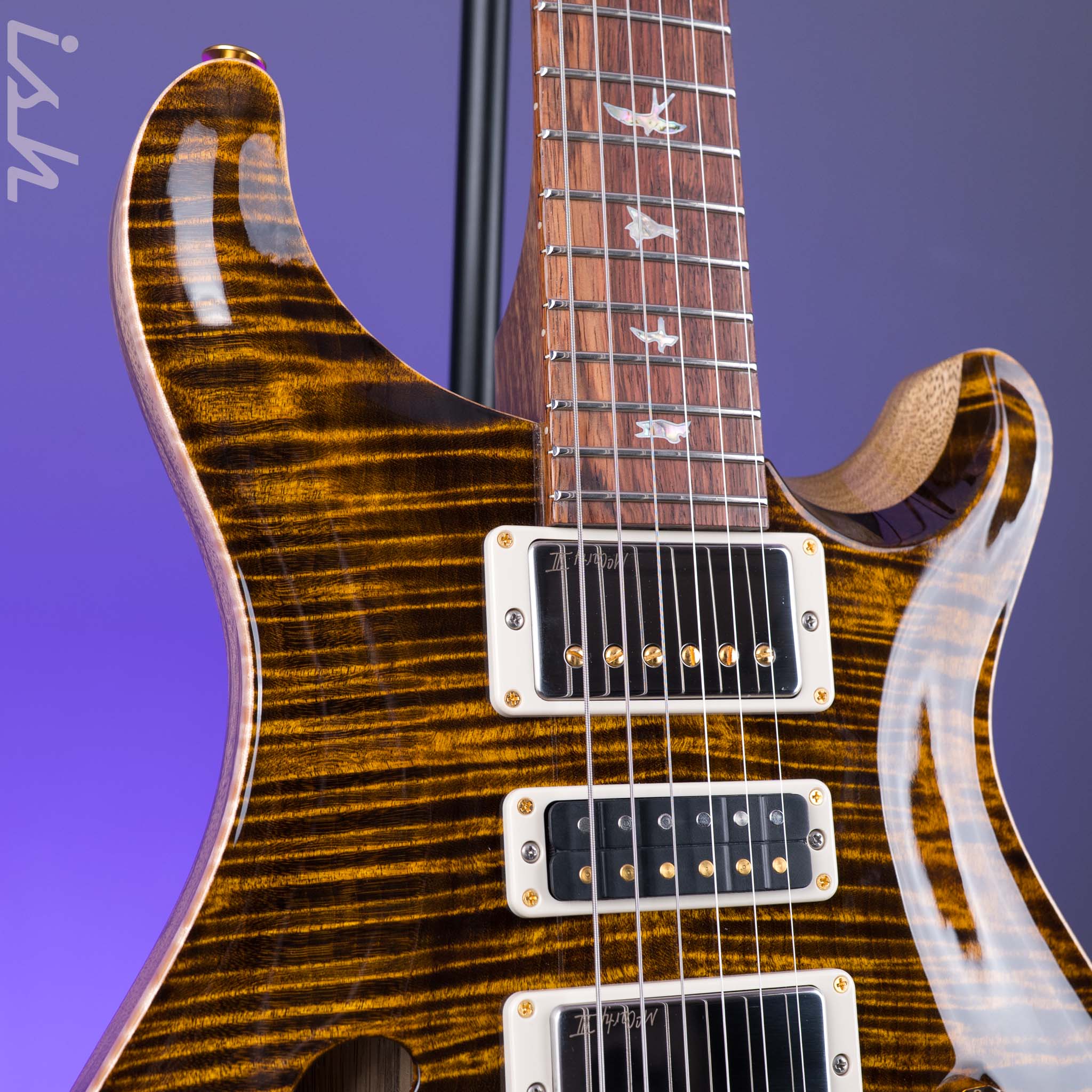PRS 40th Anniversary Special Semi-Hollow Limited Edition Yellow Tiger - Image 4