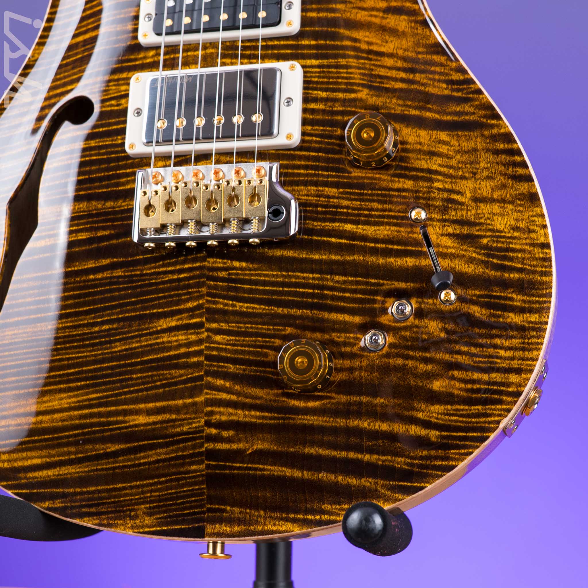 PRS 40th Anniversary Special Semi-Hollow Limited Edition Yellow Tiger - Image 5