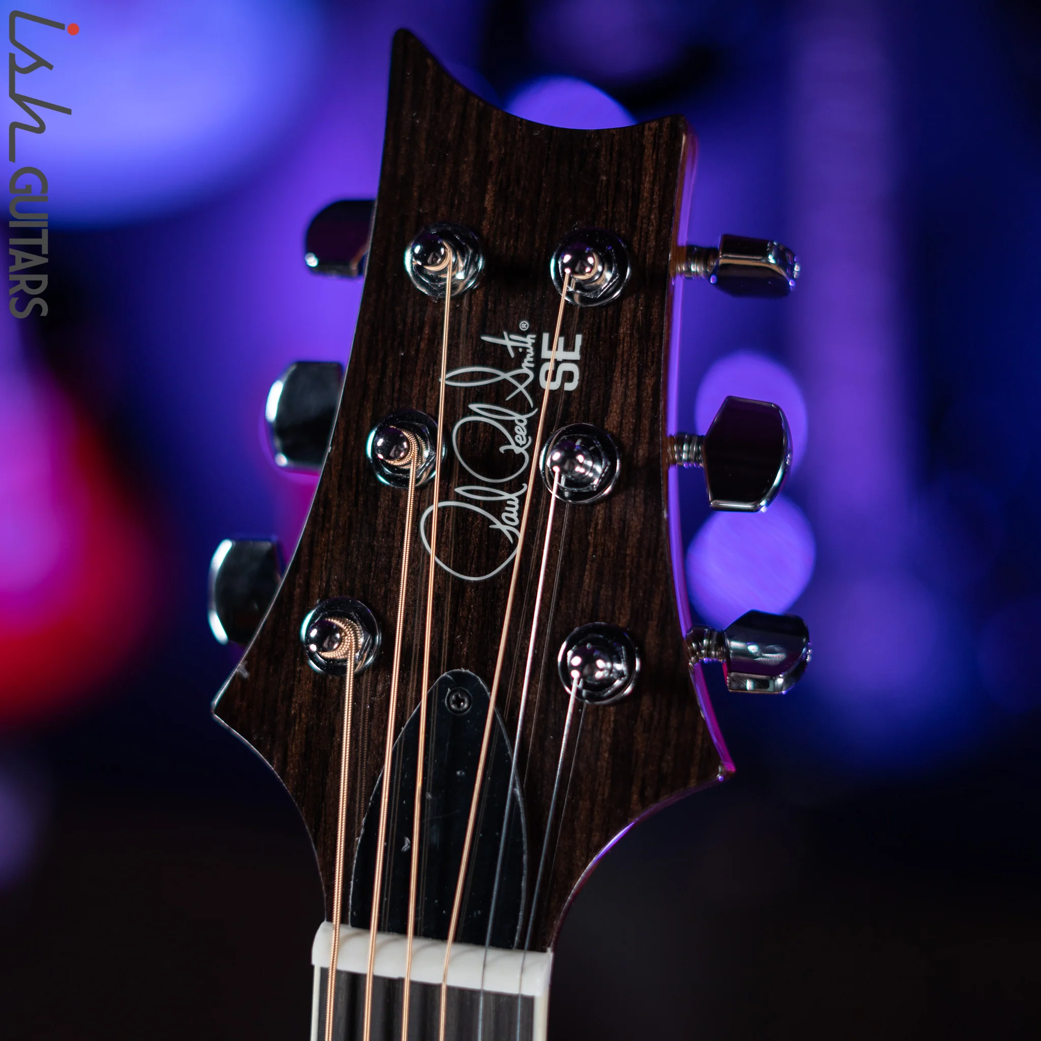 PRS SE Angelus A40E Acoustic Electric Guitar Natural Demo - Image 7