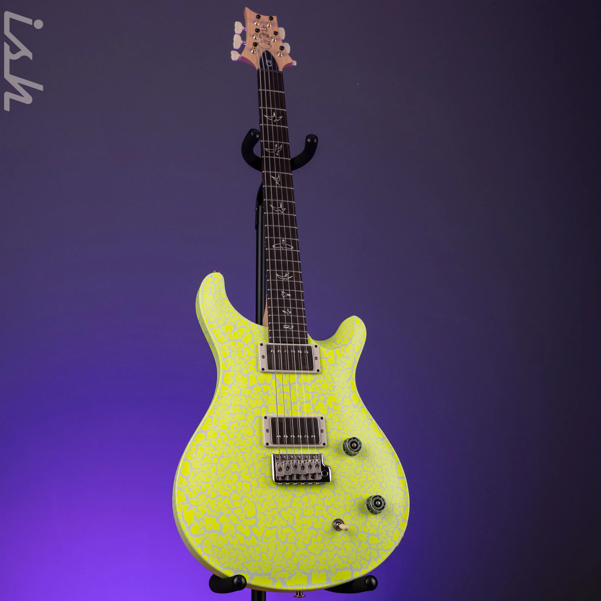 PRS CE 22 Neon Yellow Crackle Sprayer's Choice - Image 2