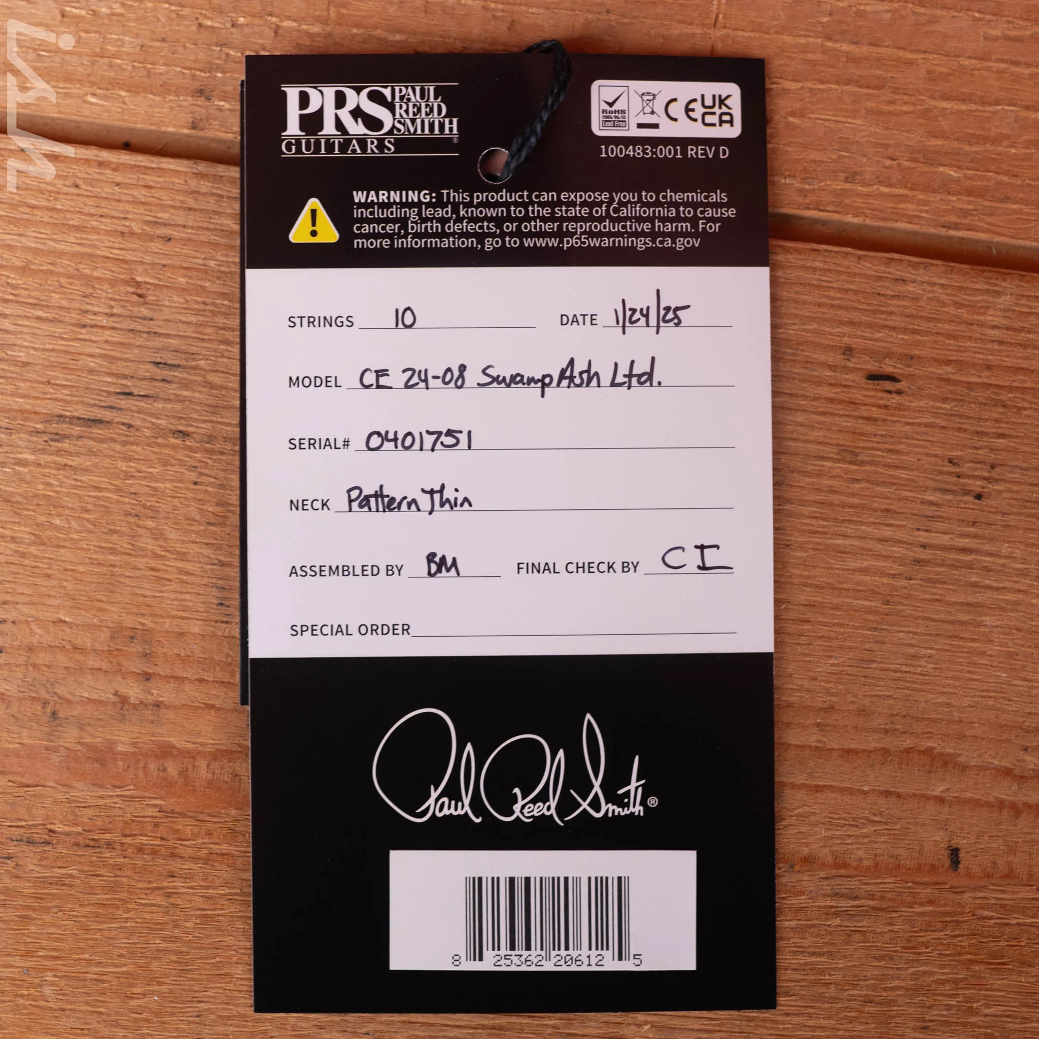 PRS CE 24-08 Swamp Ash Limited Edition Metallic Moonlight - Image 12
