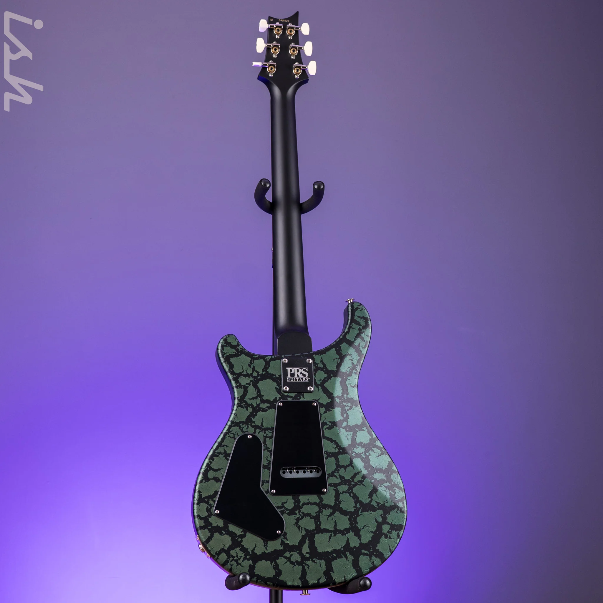 PRS CE 24 Black Matcha Green Crackle Sprayer's Choice - Image 7