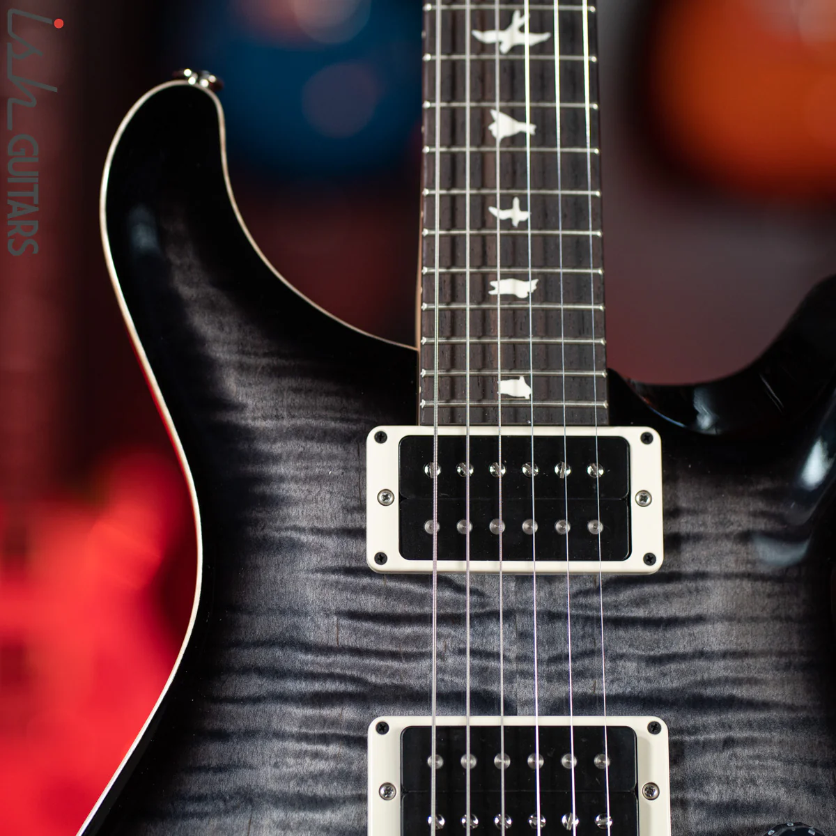 PRS CE 24 Charcoal Smoked Burst Electric Guitar - Image 3