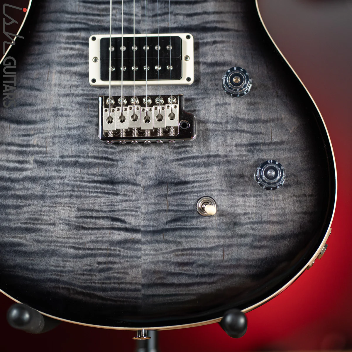 PRS CE 24 Charcoal Smoked Burst Electric Guitar - Image 4