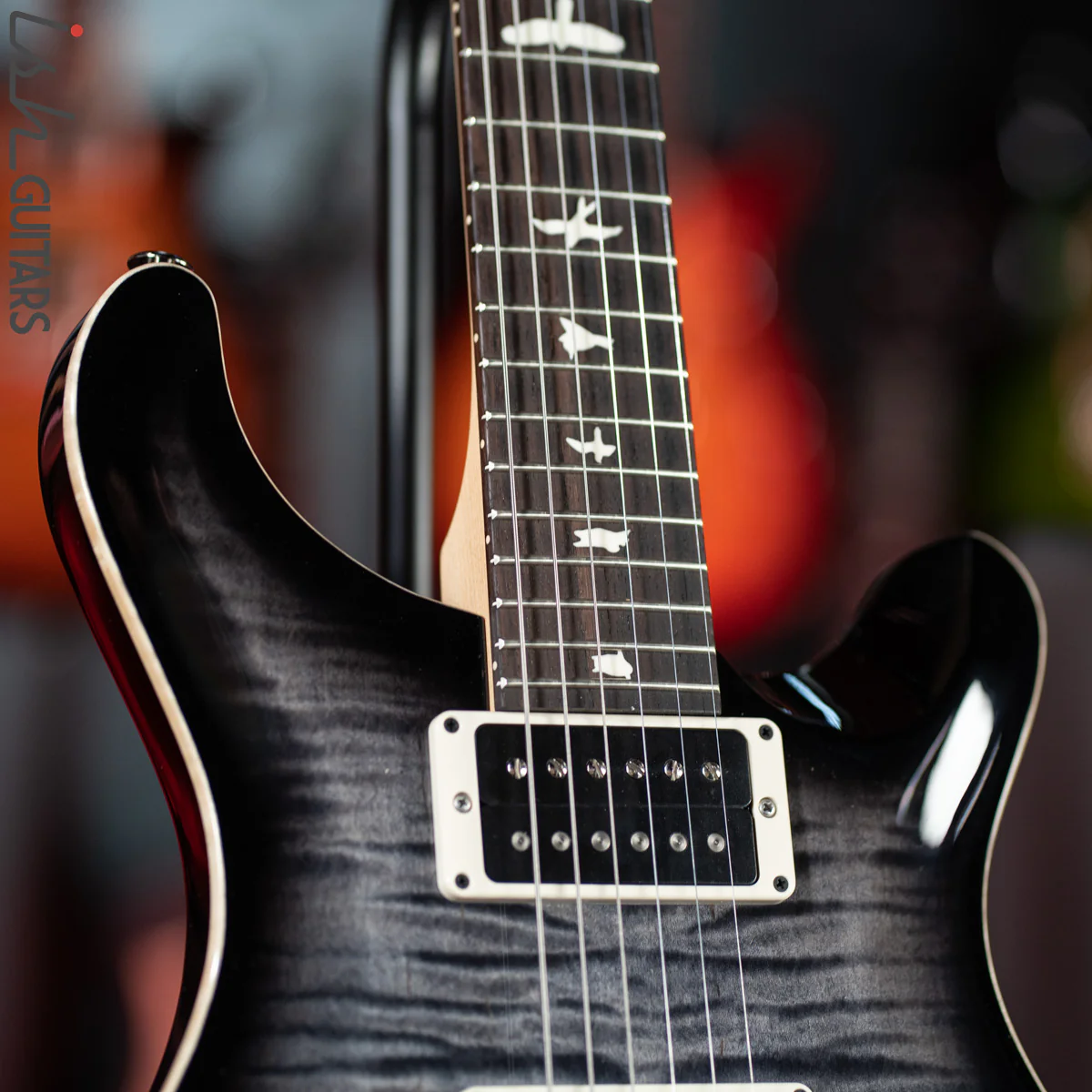 PRS CE 24 Charcoal Smoked Burst Electric Guitar - Image 5