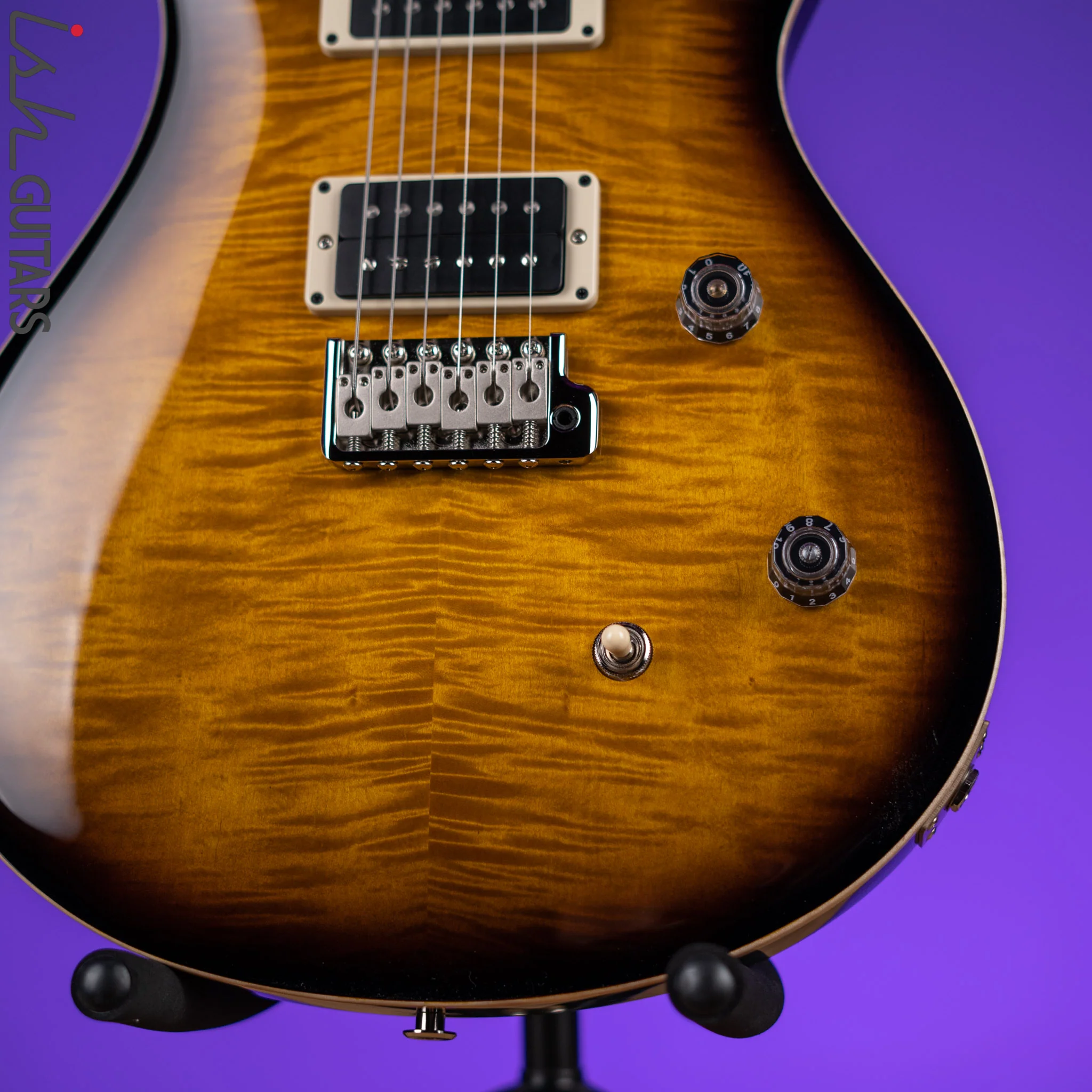 PRS CE 24 Electric Guitar Amber Smokewrap - Image 4