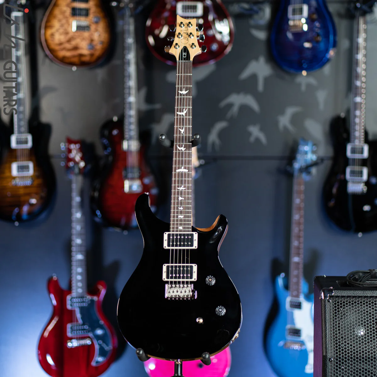 2021 PRS CE 24 Electric Guitar Black - Image 2