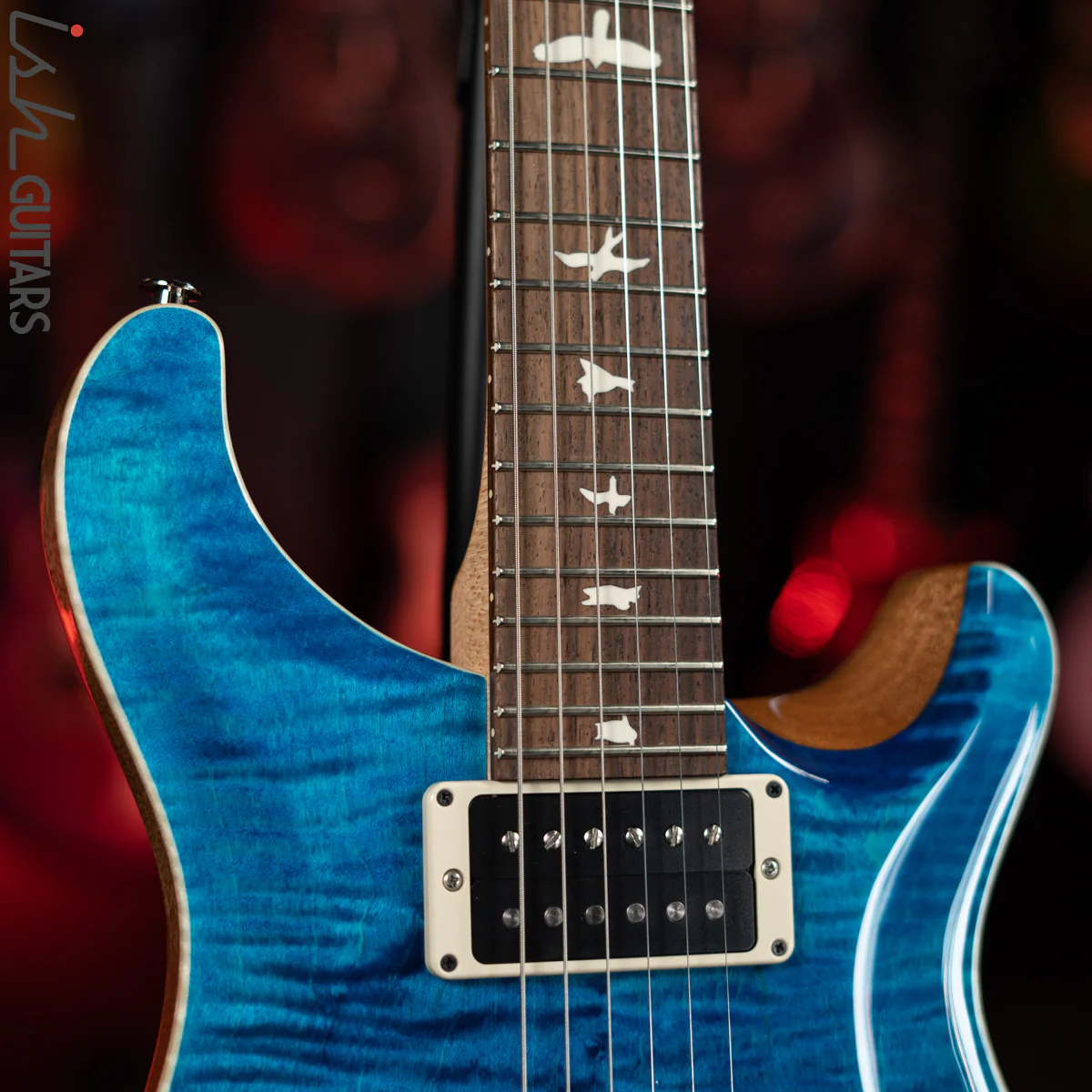 PRS CE 24 Electric Guitar Blue Matteo - Image 5