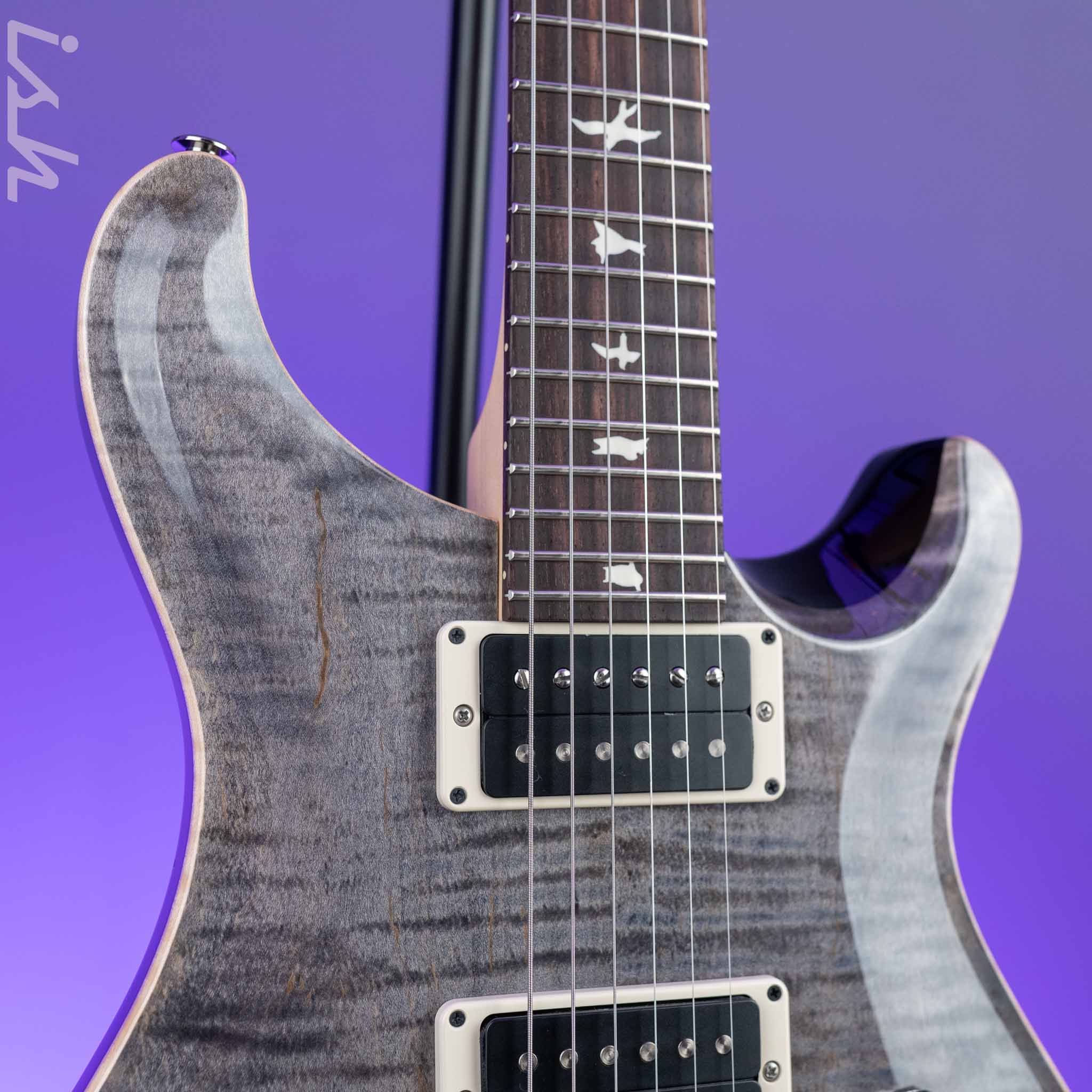 PRS CE 24 Electric Guitar Faded Gray Black Demo - Image 3