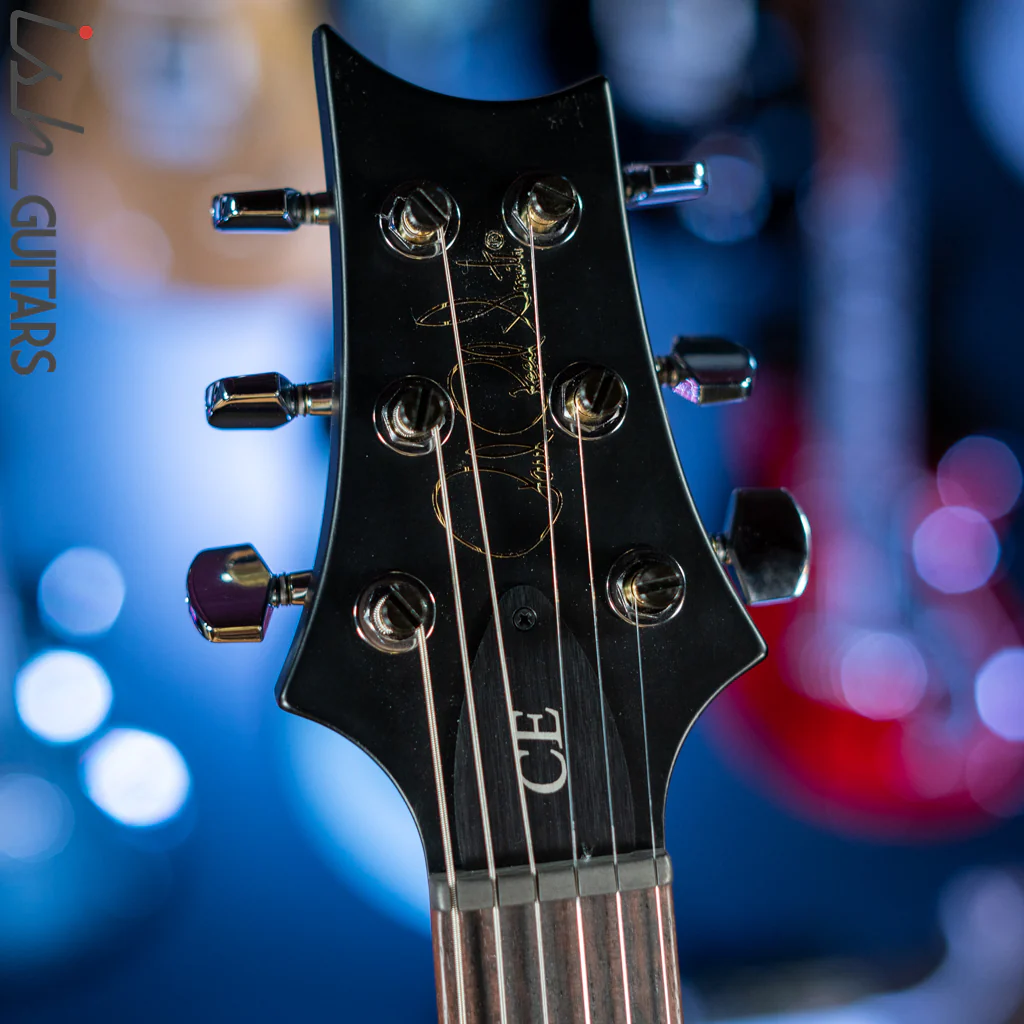 PRS CE 24 Electric Guitar Grey Black w/ Purple & Black Wrap Burst - Image 6