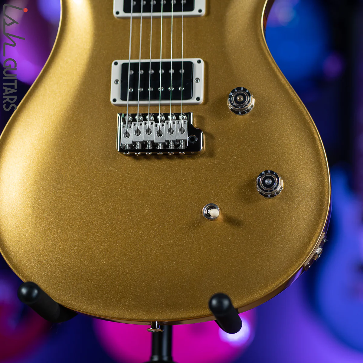 PRS CE 24 Electric Guitar Metallic Gold - Image 4