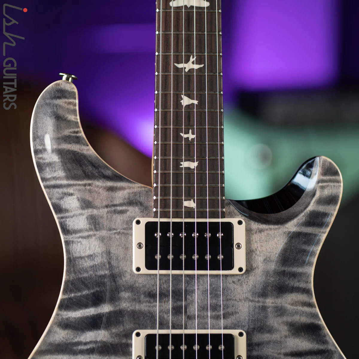 PRS CE 24 Faded Grey Black Electric Guitar - Image 3