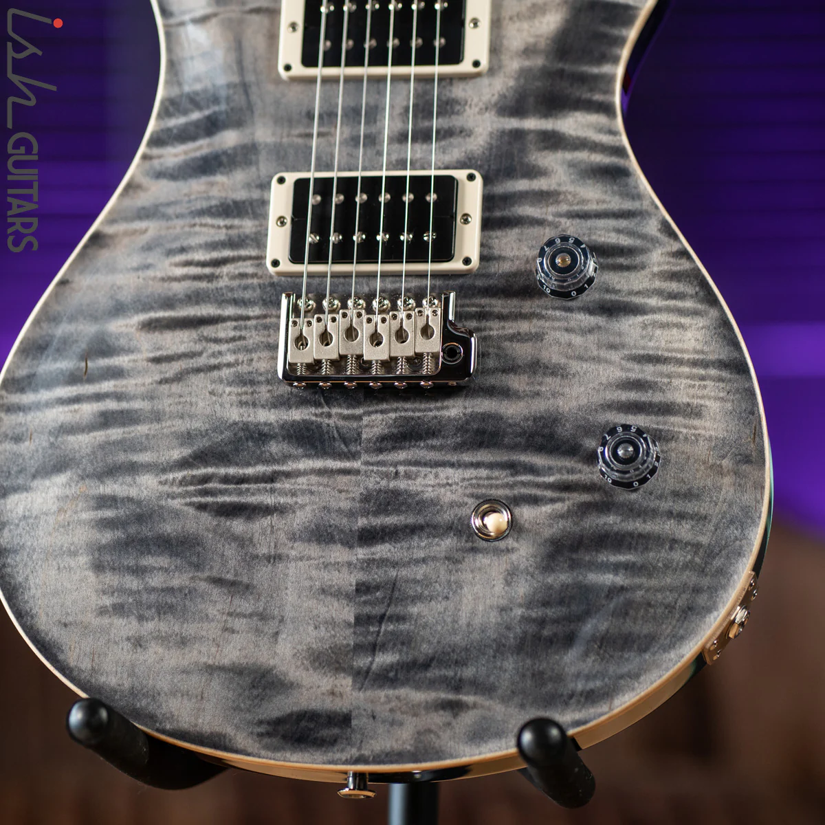 PRS CE 24 Faded Grey Black Electric Guitar - Image 4
