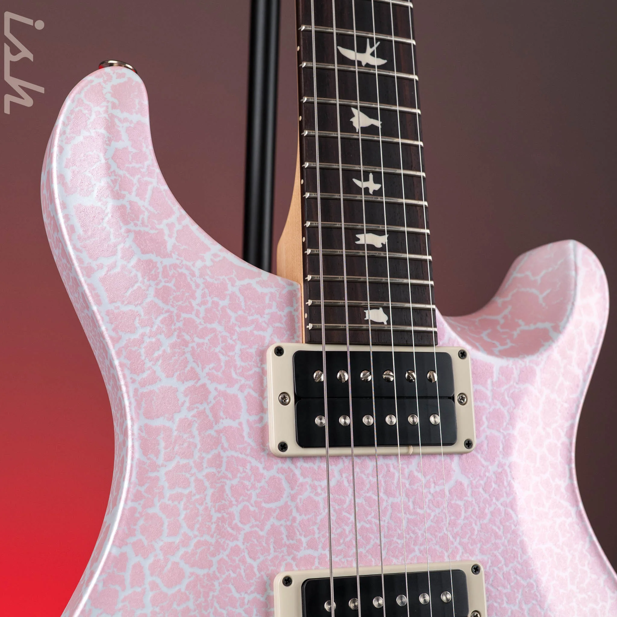 PRS CE 24 Miami Pearl Crackle - Sprayer's Choice Custom Finish - Image 4