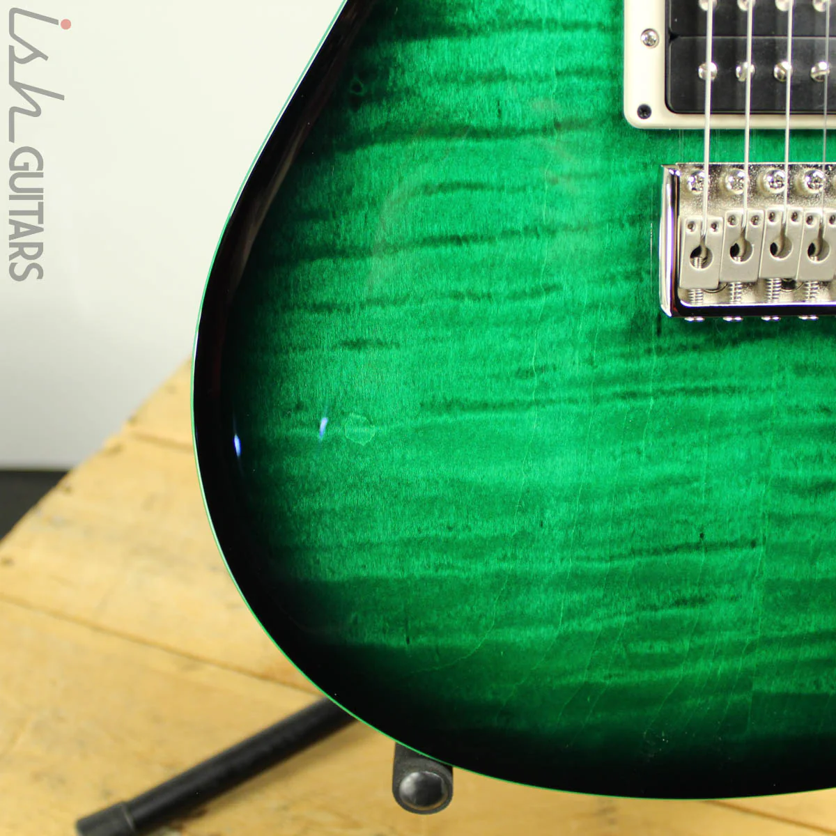2019 PRS CE 24 Satin Neck Teal Smokeburst - Image 5
