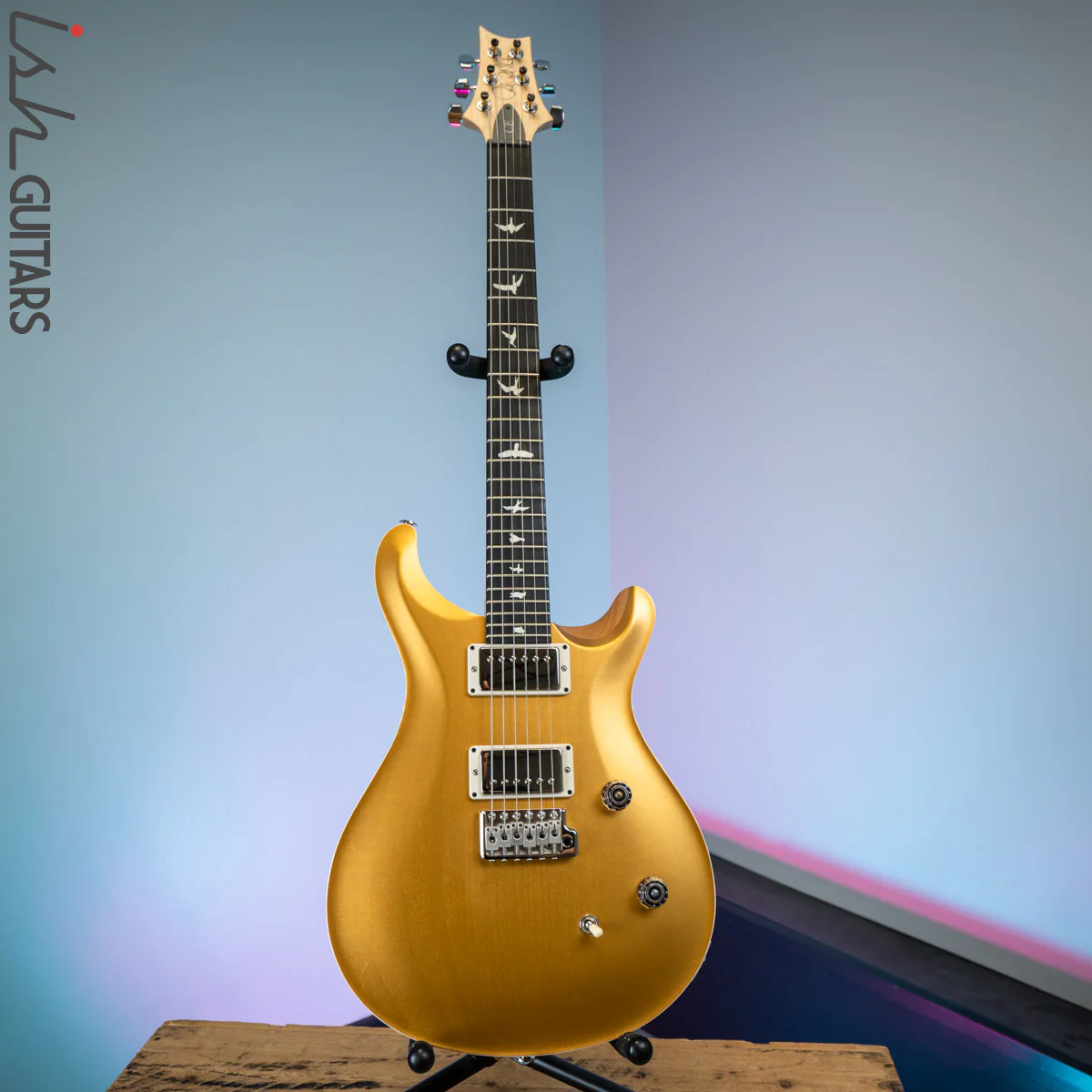 PRS CE 24 Satin Nitro 57/08 Ebony Fretboard Gold Top - Image 2