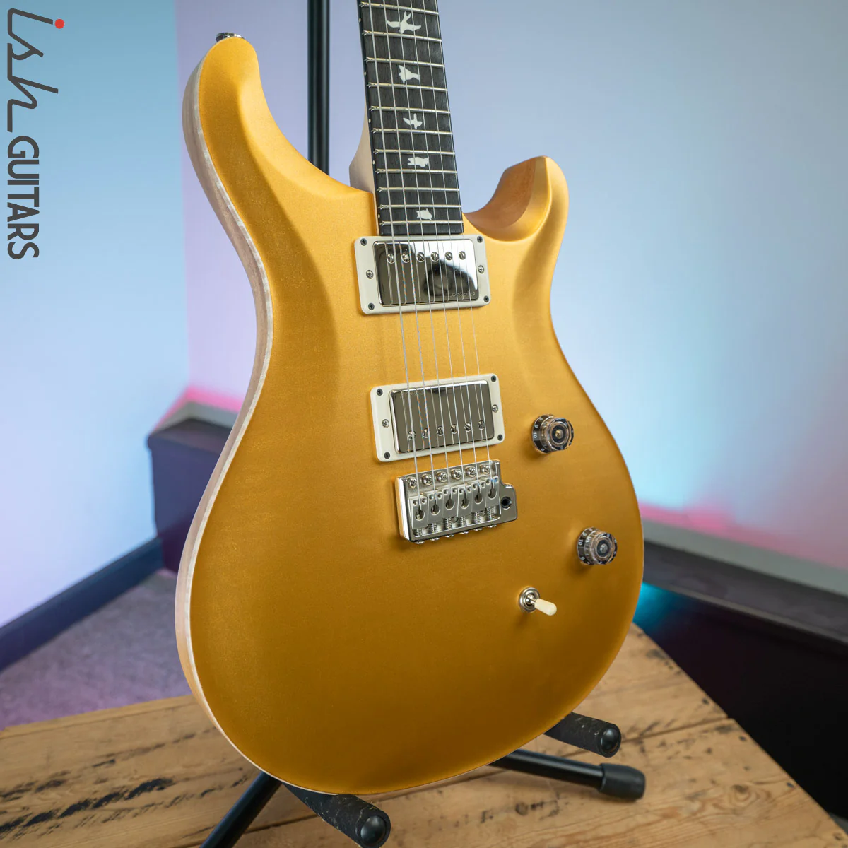 PRS CE 24 Satin Nitro 57/08 Ebony Fretboard Gold Top - Image 5