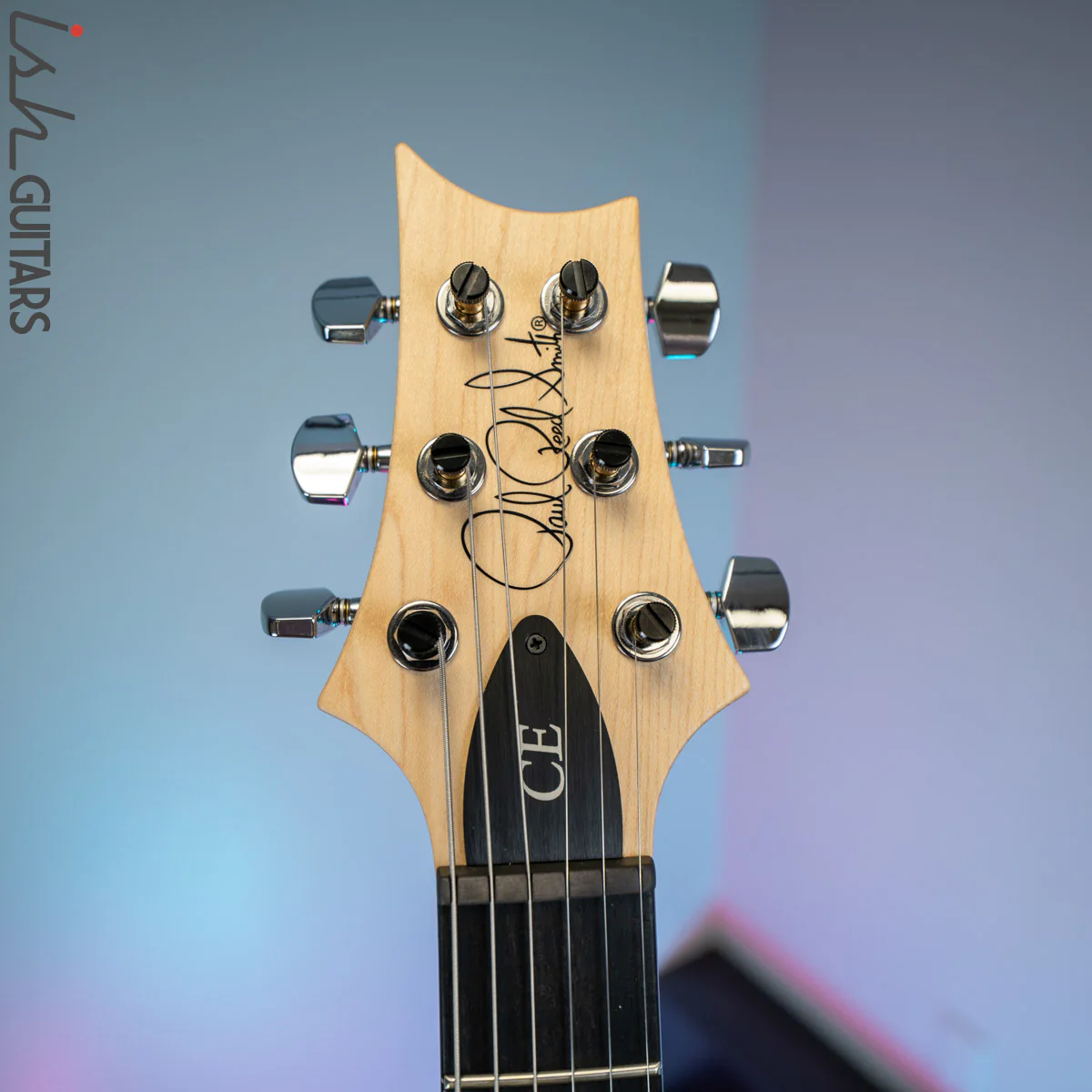 PRS CE 24 Satin Nitro 57/08 Ebony Fretboard Powder Blue - Image 6