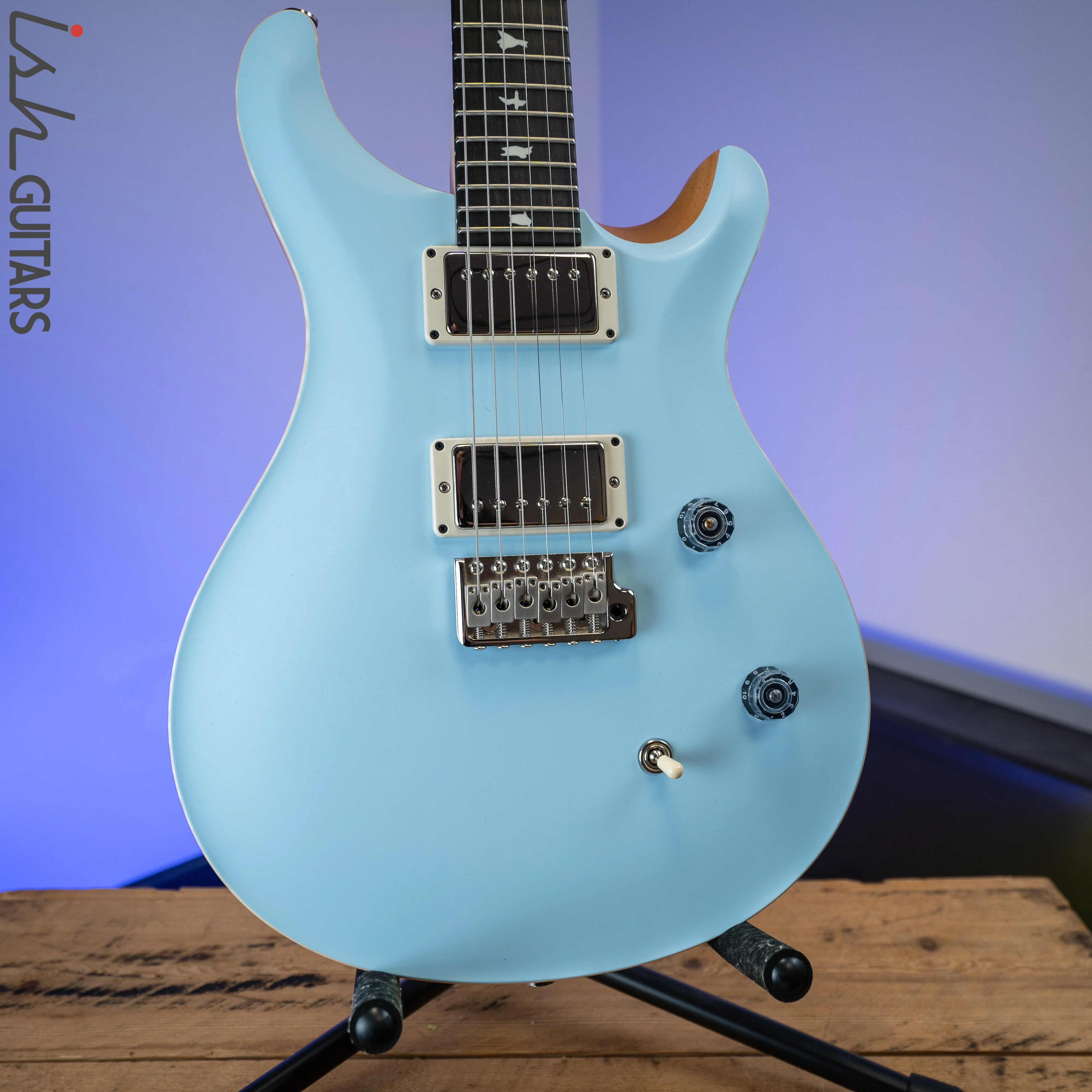 PRS CE 24 Satin Nitro 57/08 Ebony Fretboard Powder Blue