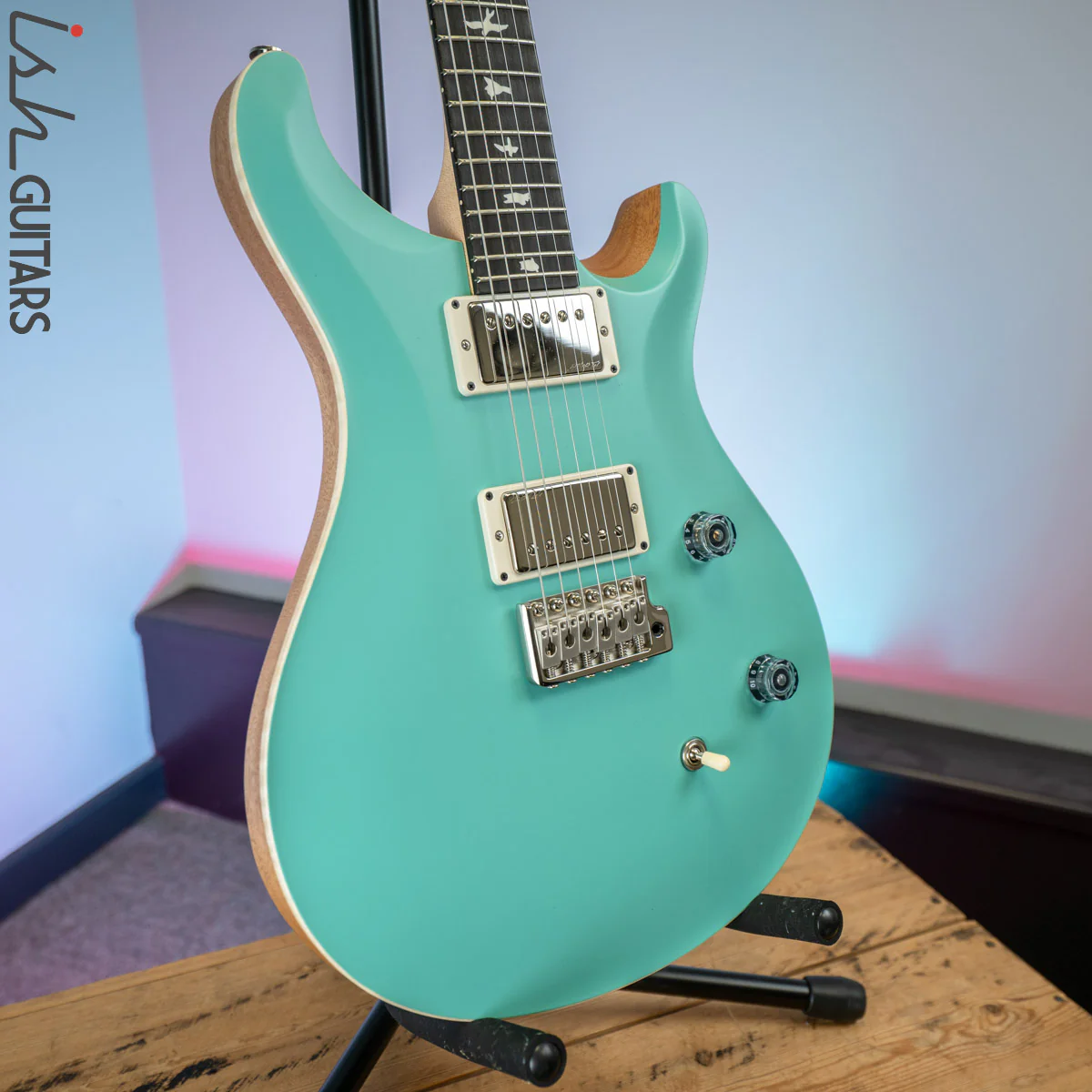 PRS CE 24 Satin Nitro 57/08 Ebony Fretboard Seafoam Green - Image 5