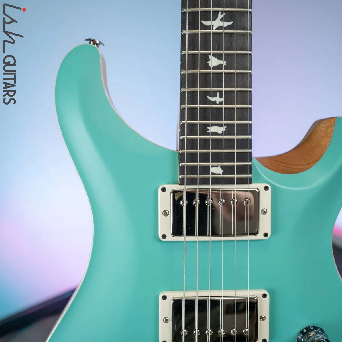 PRS CE 24 Satin Nitro 57/08 Ebony Fretboard Seafoam Green - Image 3