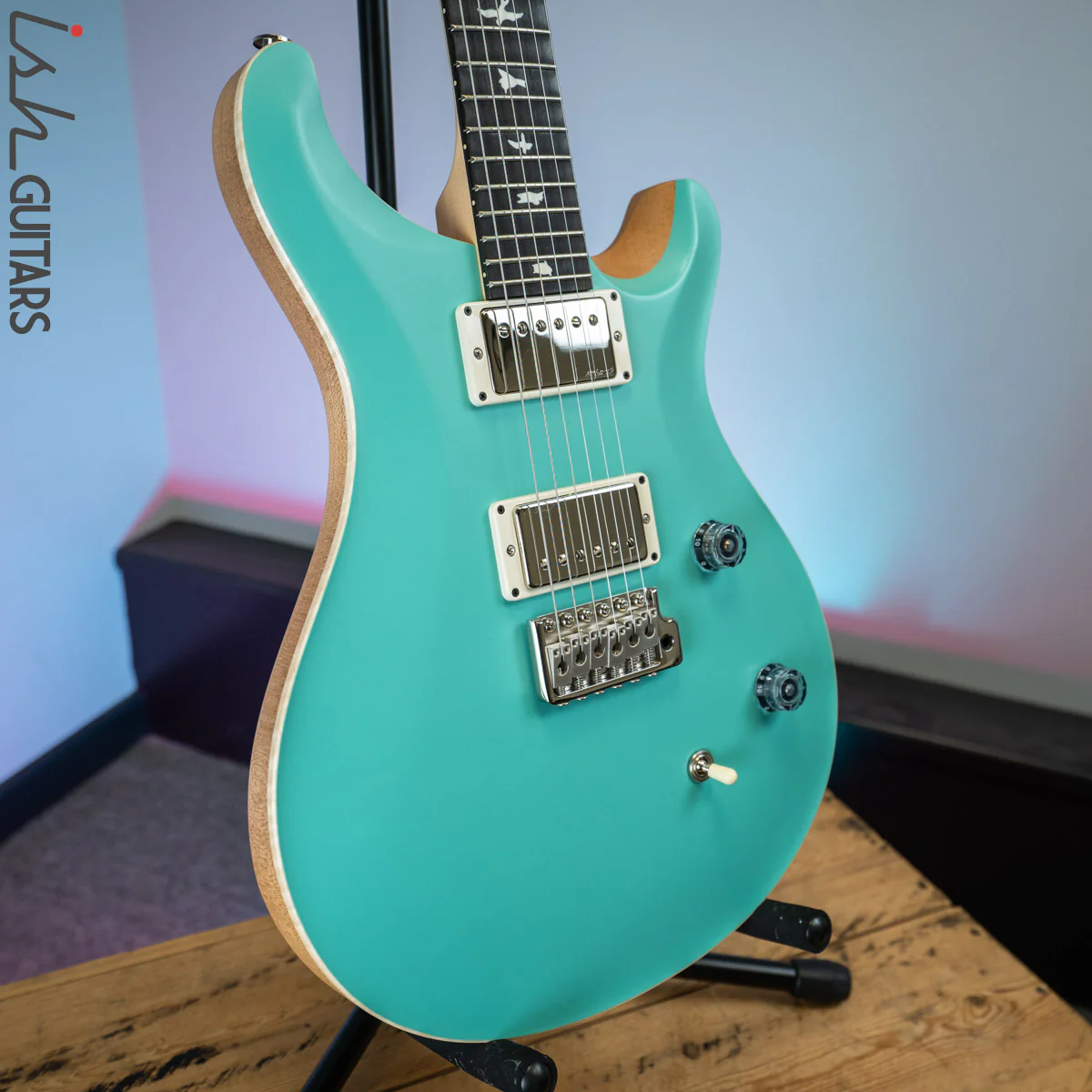 PRS CE 24 Satin Nitro 57/08 Ebony Fretboard Seafoam Green - Image 5