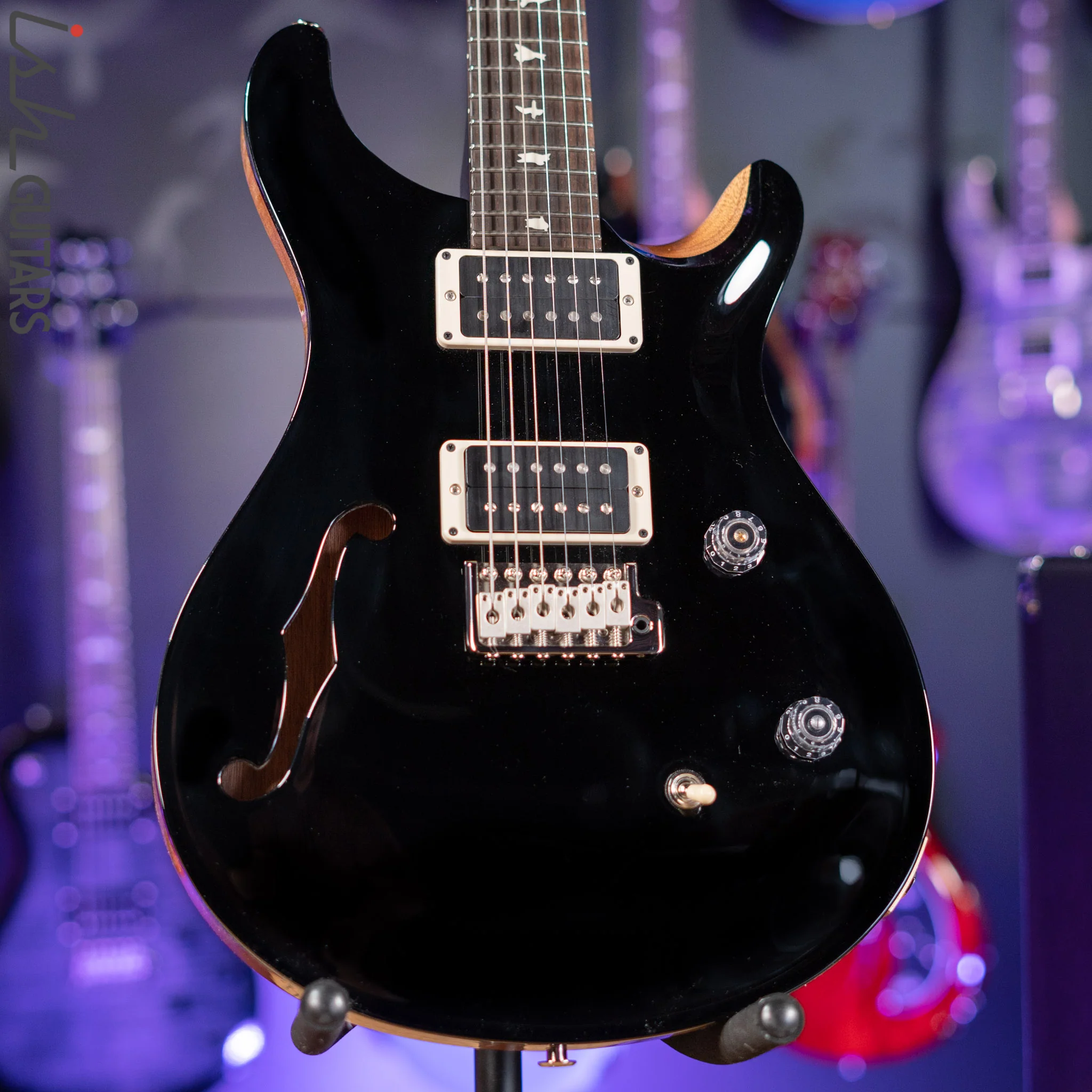 PRS CE 24 Semi-Hollow Black Gloss