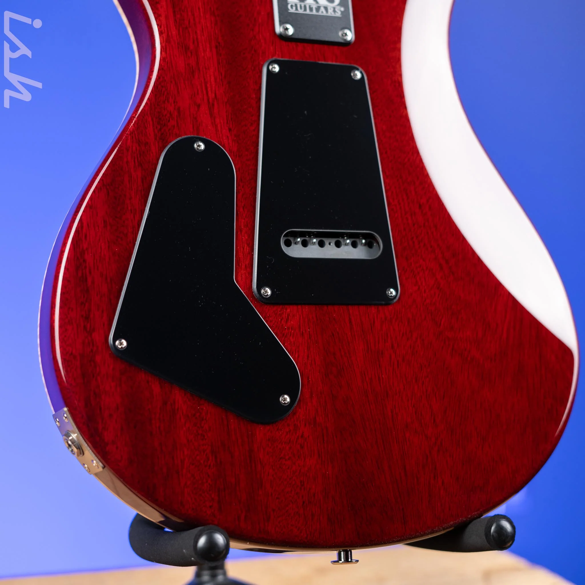 PRS CE 24 Semi-Hollow Electric Guitar Fire Red Burst - Image 9