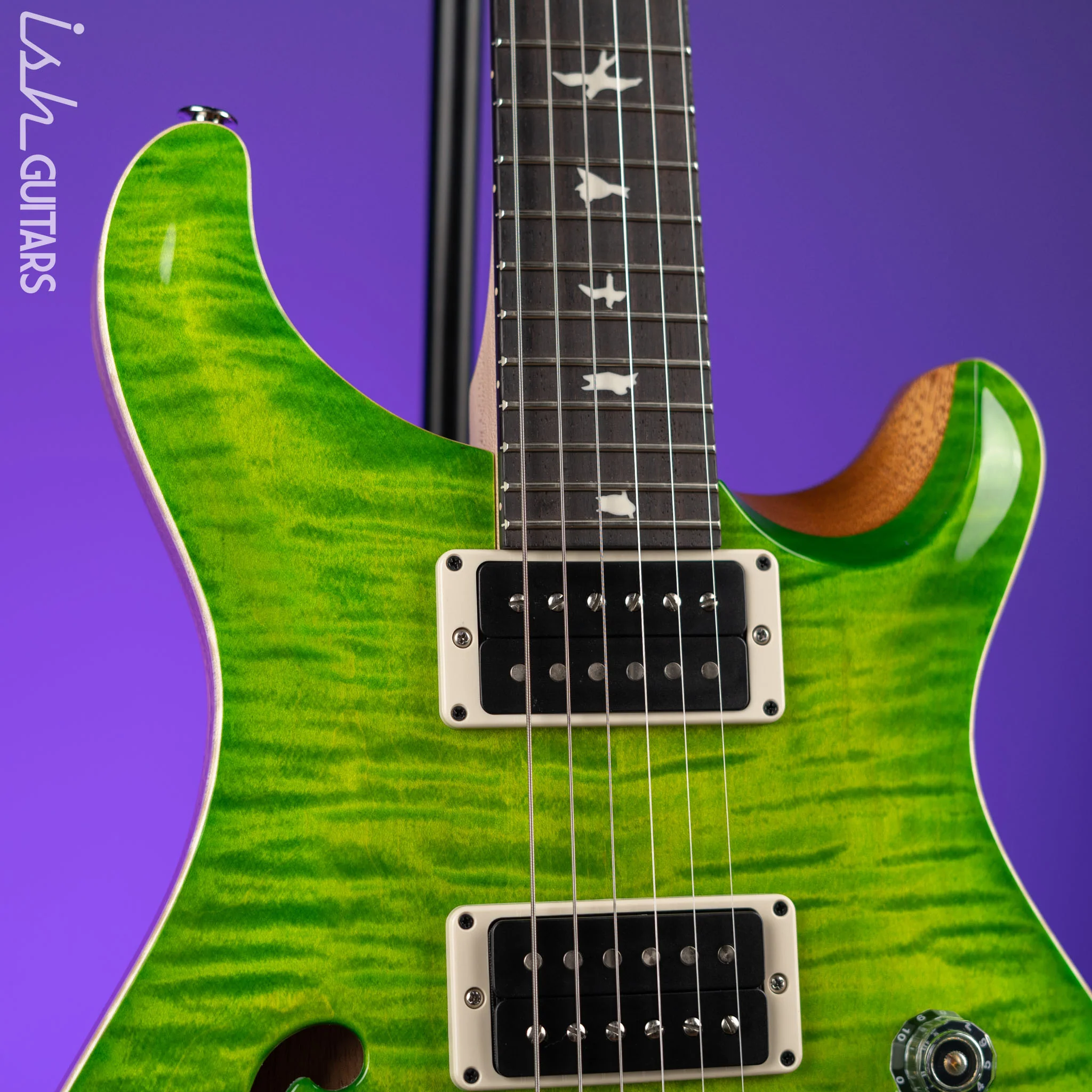 PRS CE 24 Semi-Hollow Eriza Verde - Image 3