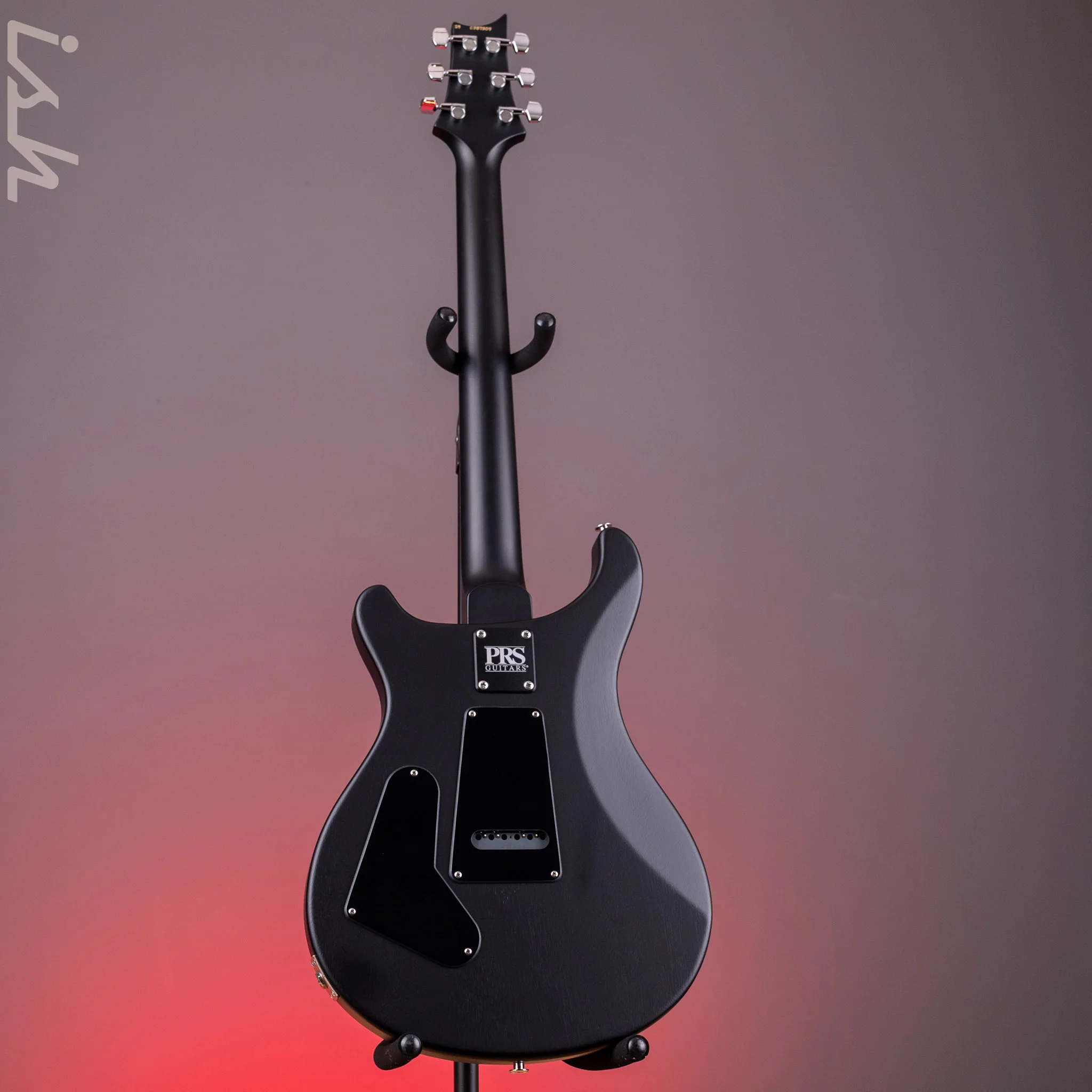 PRS CE 24 Semi-Hollow Faded Grey Black Wraparound Smokeburst Satin Finish Demo - Image 7