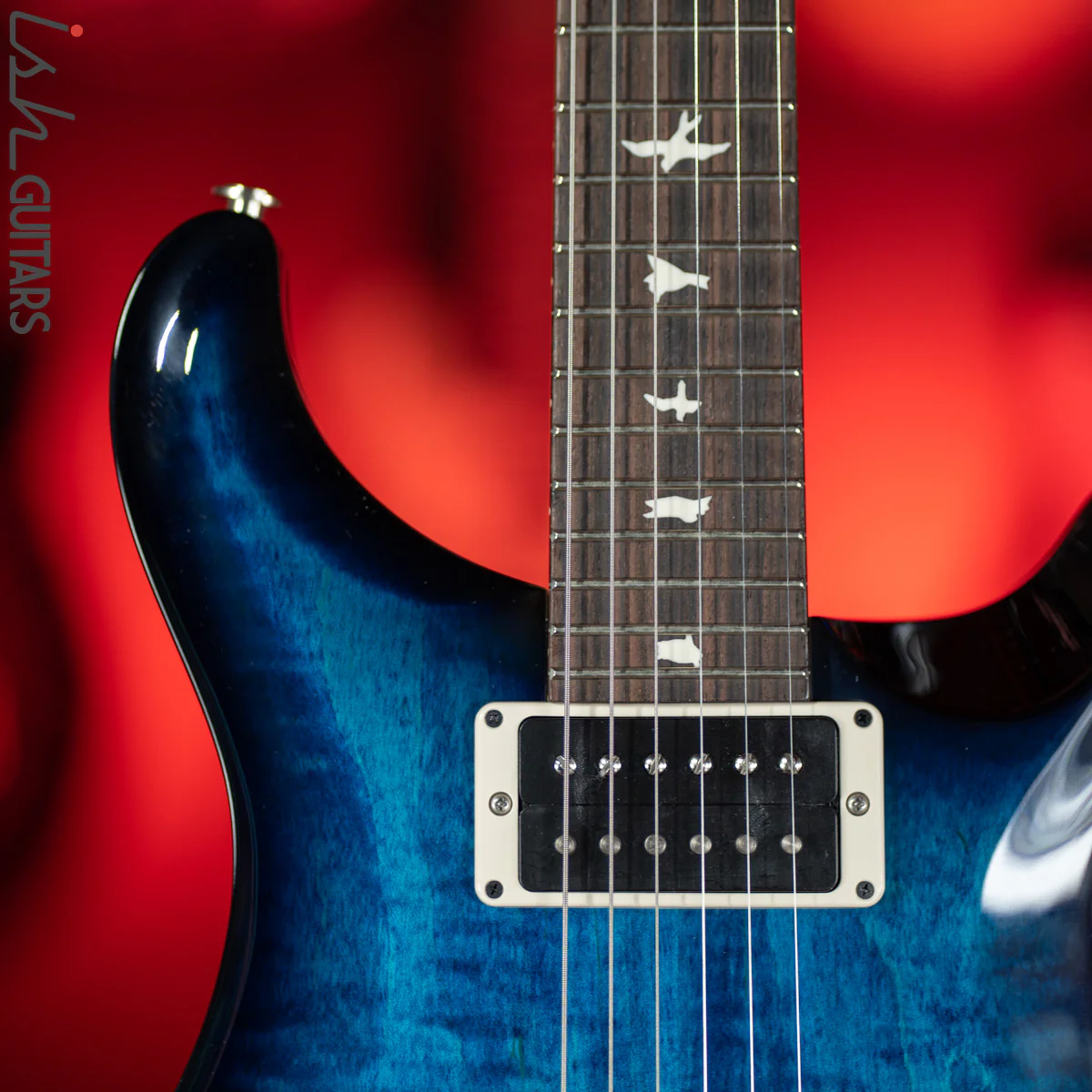 PRS CE 24 Semi-Hollow Whale Blue Smokewrap - Image 3