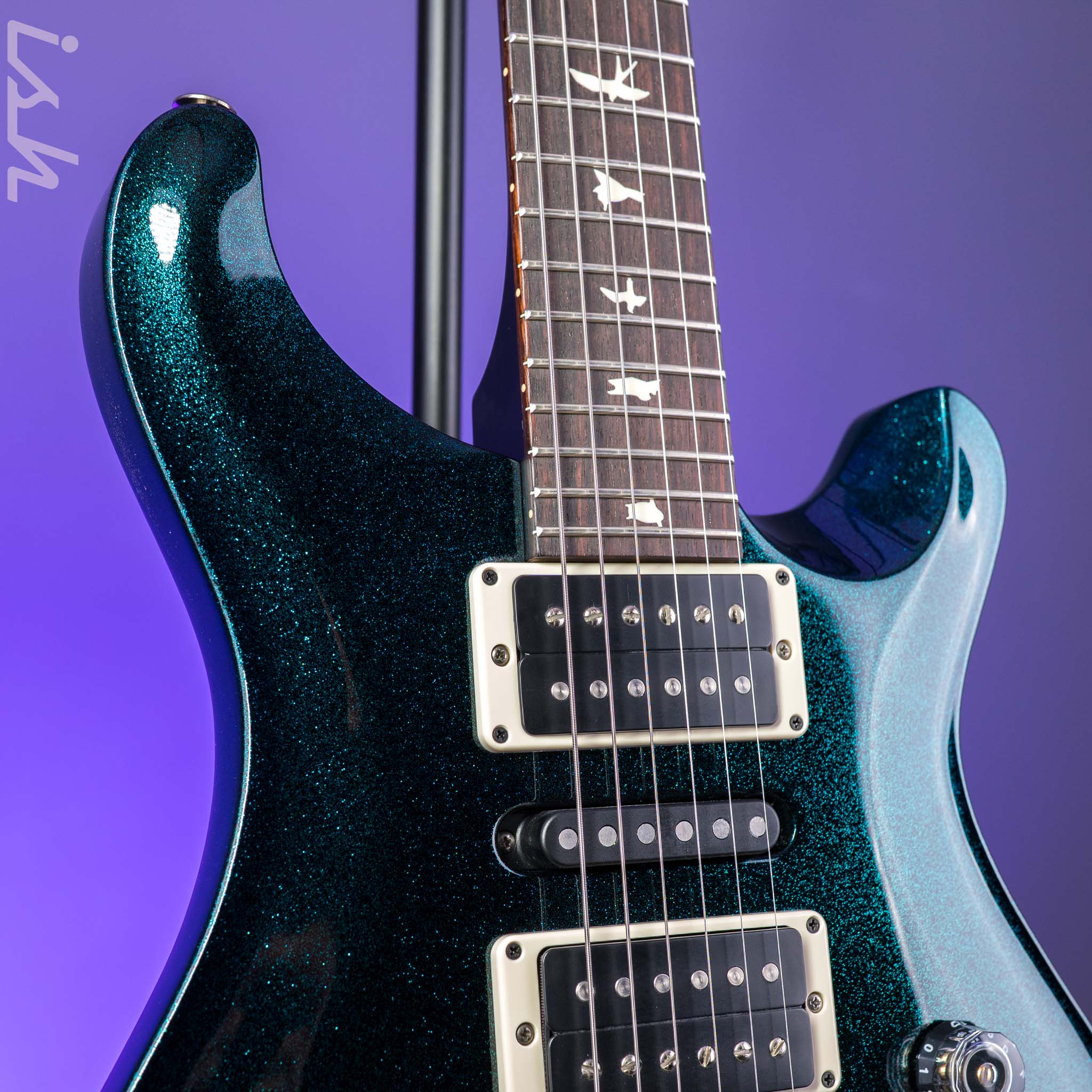 PRS CE 24 Special Black Blue Hollowflake Sprayer's Choice - Image 4
