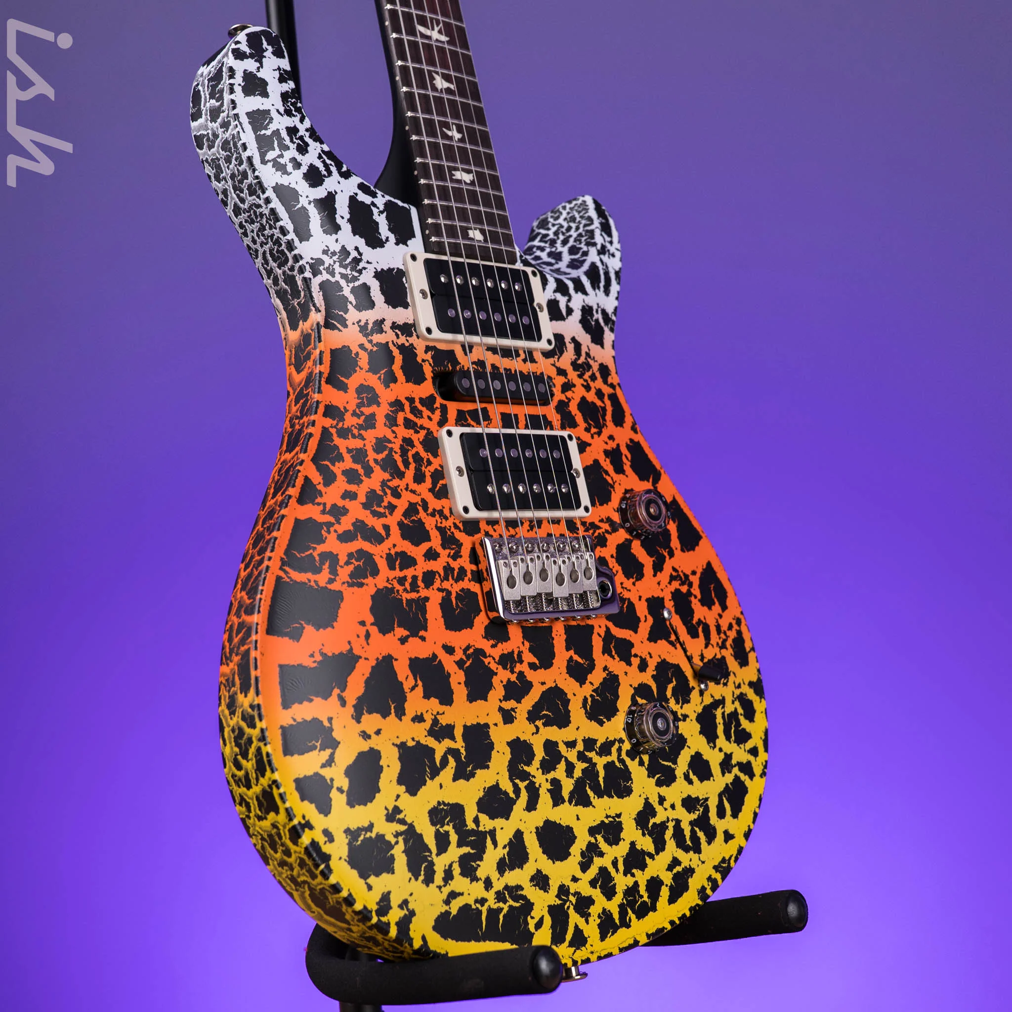 PRS CE 24 Special Candy Corn Crackle w/ Black Satin Neck - Image 3