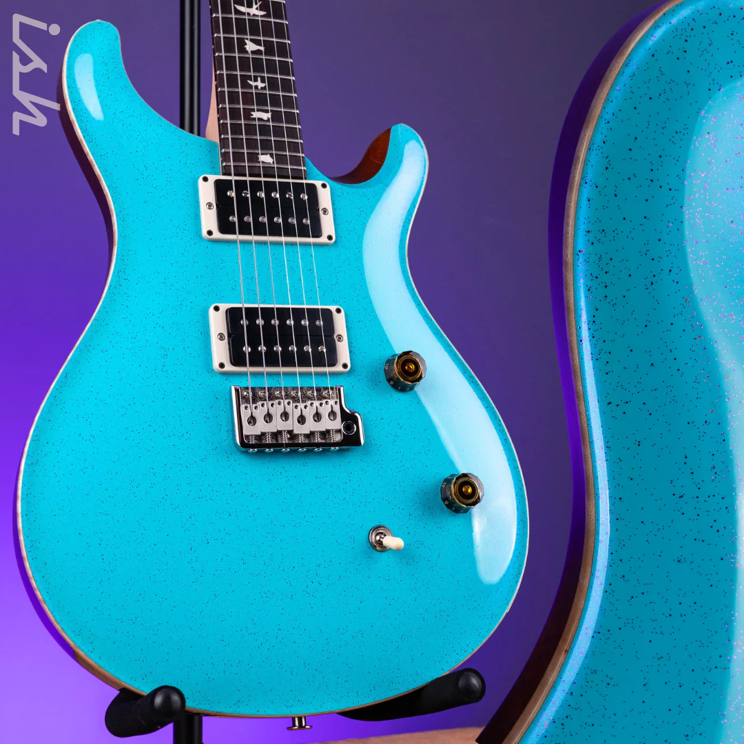 PRS CE 24 Sprayer's Choice Robin's Egg Blue Hollowflake Speckle
