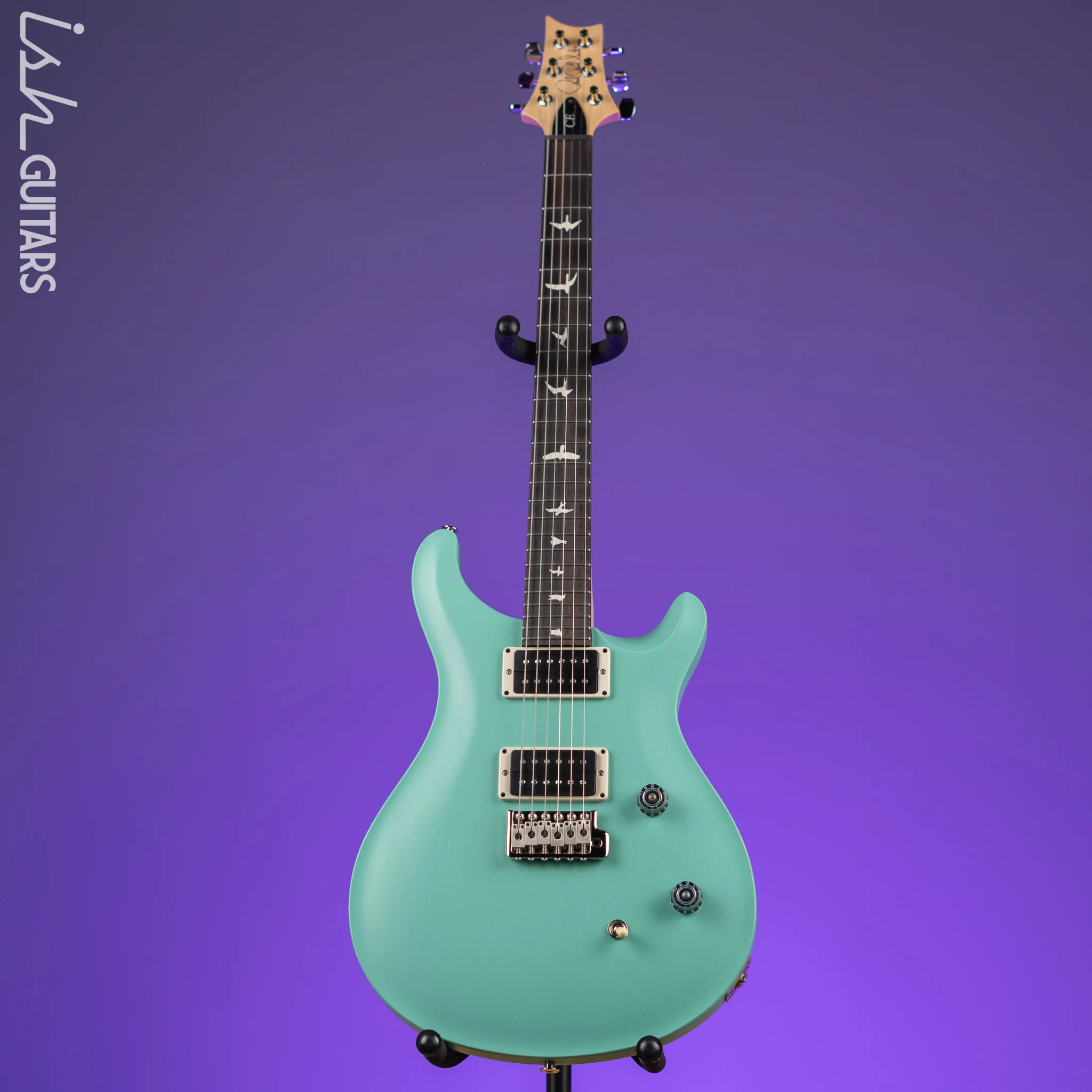 PRS CE 24 Standard Satin Nitro Electric Guitar Seafoam Green - Image 2