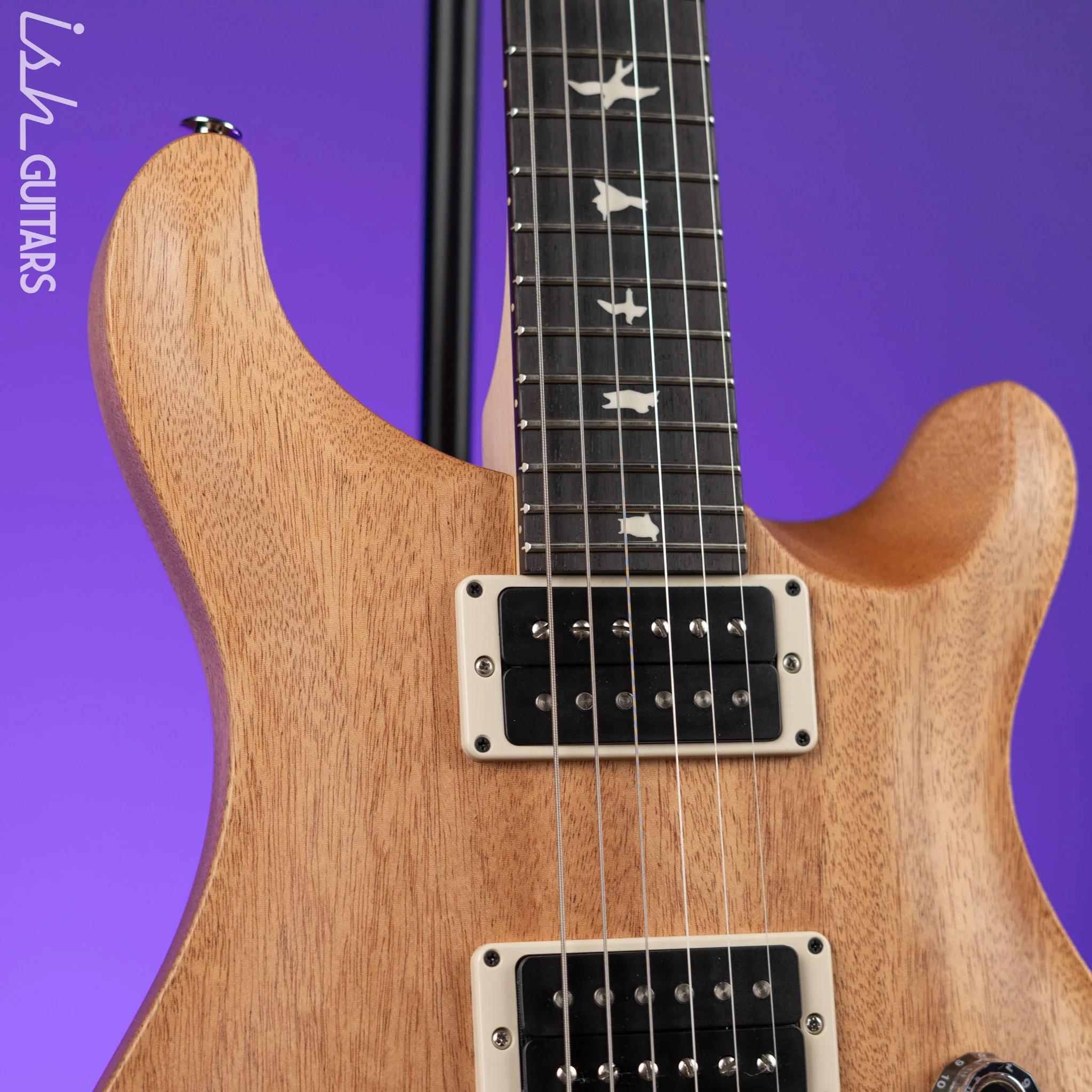 PRS CE 24 Standard Satin Nitro Electric Guitar Natural - Image 3