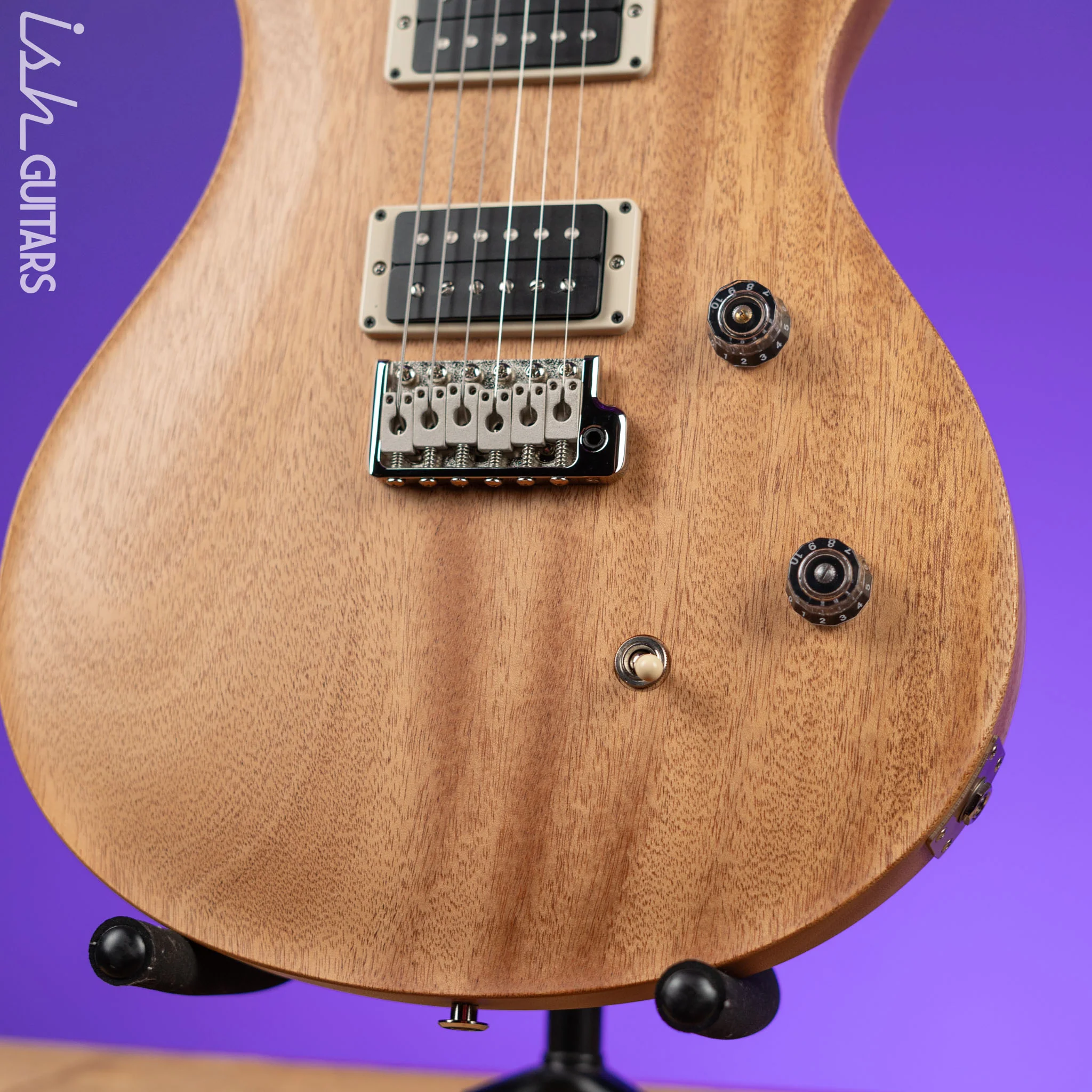 PRS CE 24 Standard Satin Nitro Electric Guitar Natural - Image 4