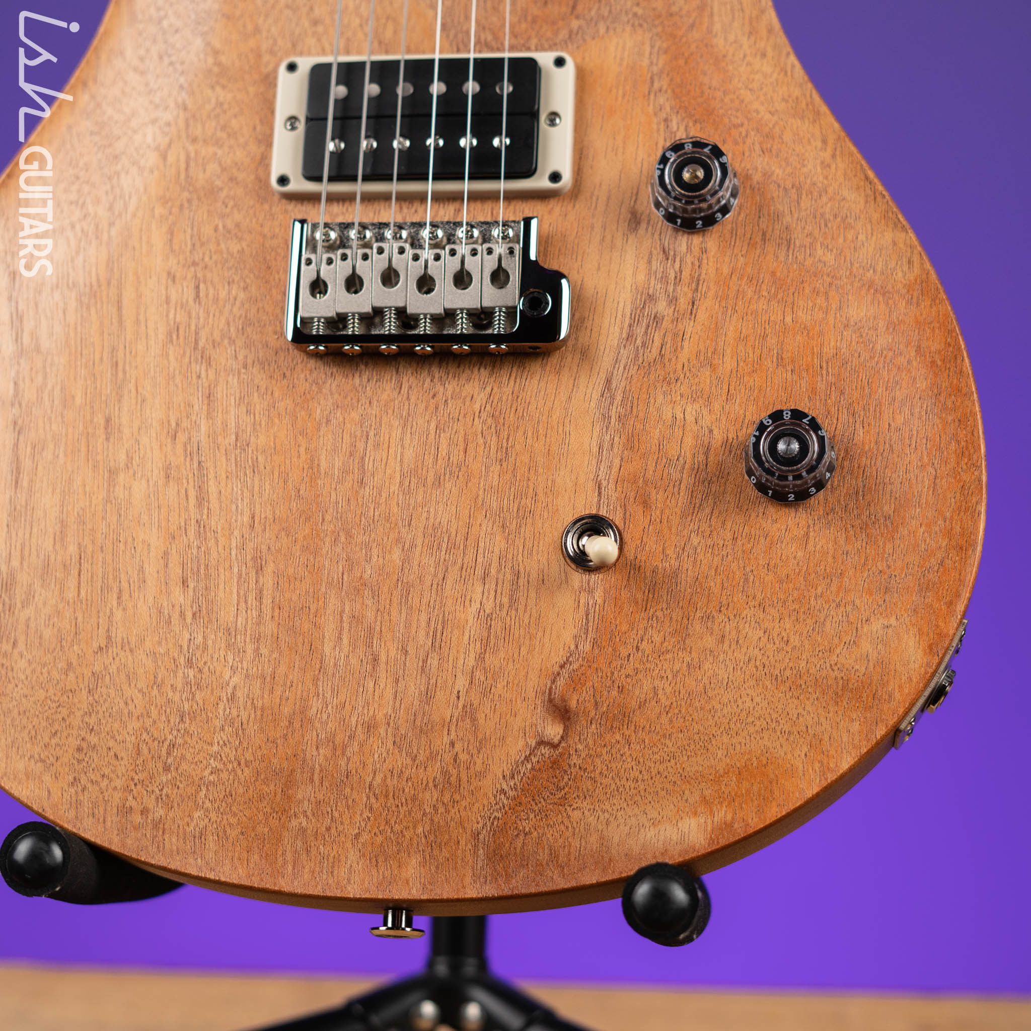 PRS CE 24 Standard Satin Nitro Electric Guitar Natural Demo - Image 4