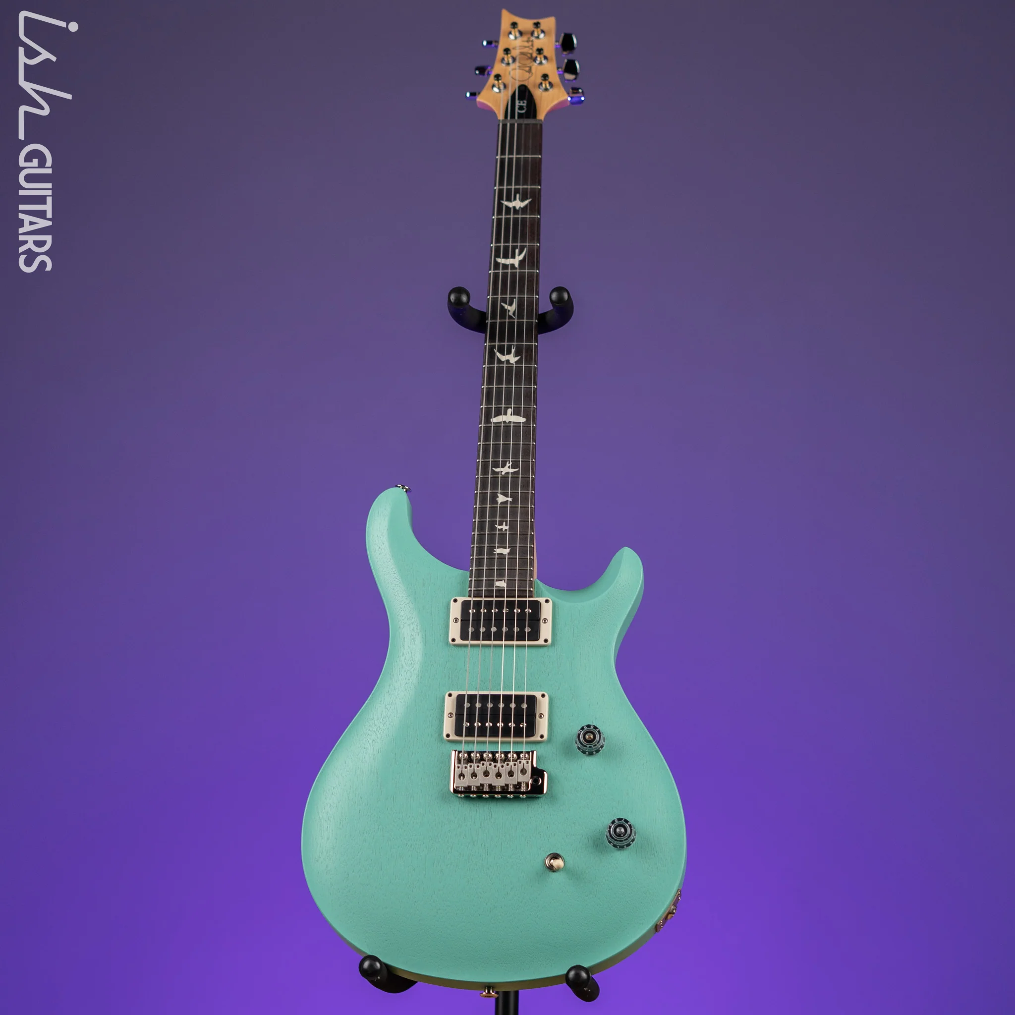 PRS CE 24 Standard Satin Nitro Electric Guitar Seafoam Green - Image 2
