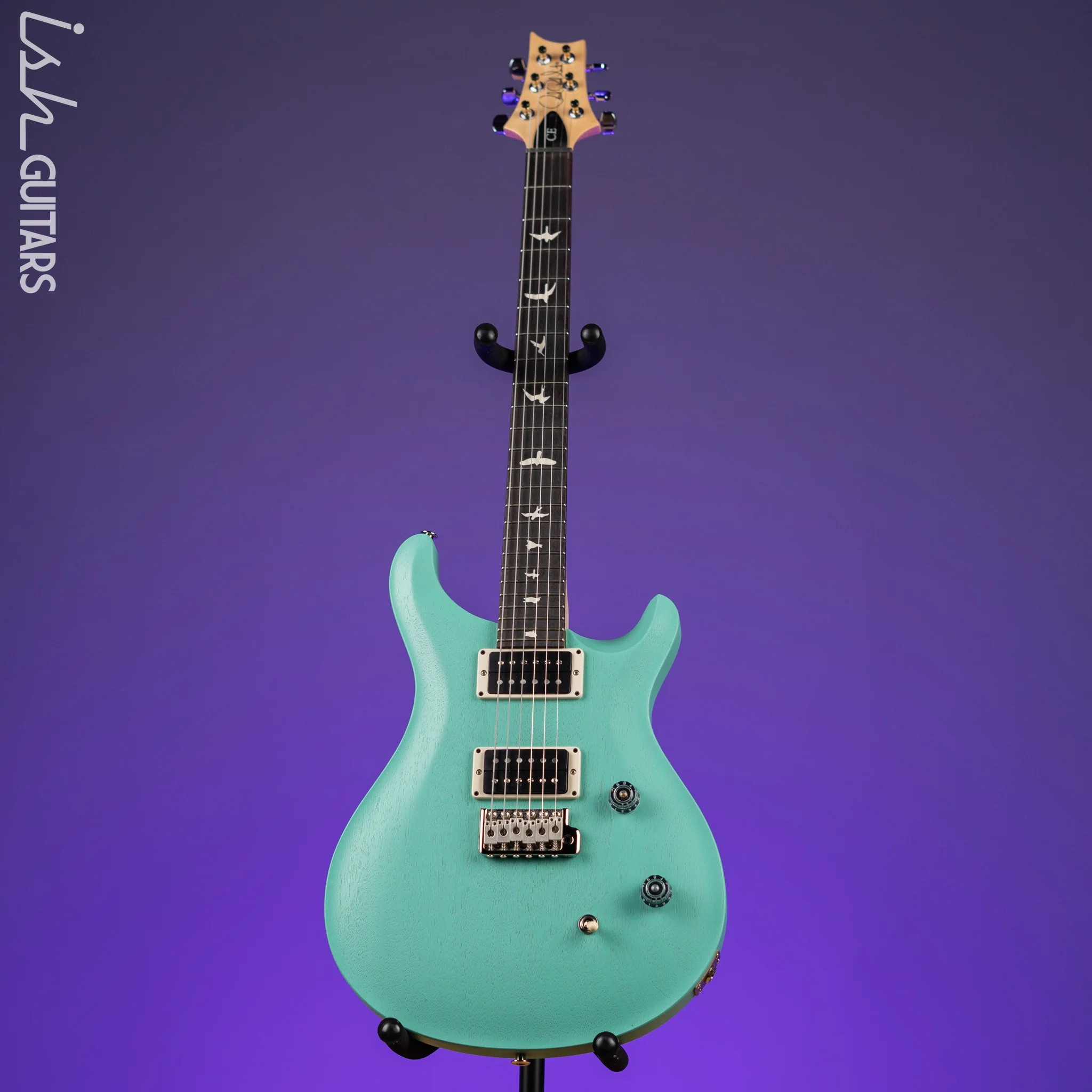PRS CE 24 Standard Satin Nitro Electric Guitar Seafoam Green Demo - Image 2
