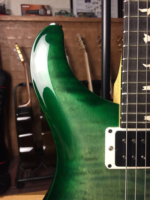 PRS CE24 Custom Color Trampas Green Burst - Image 3